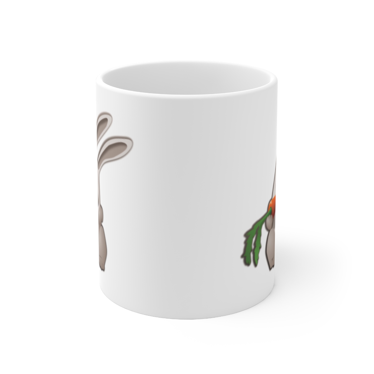 Rabbit Eating A Carrot Coffee Mug