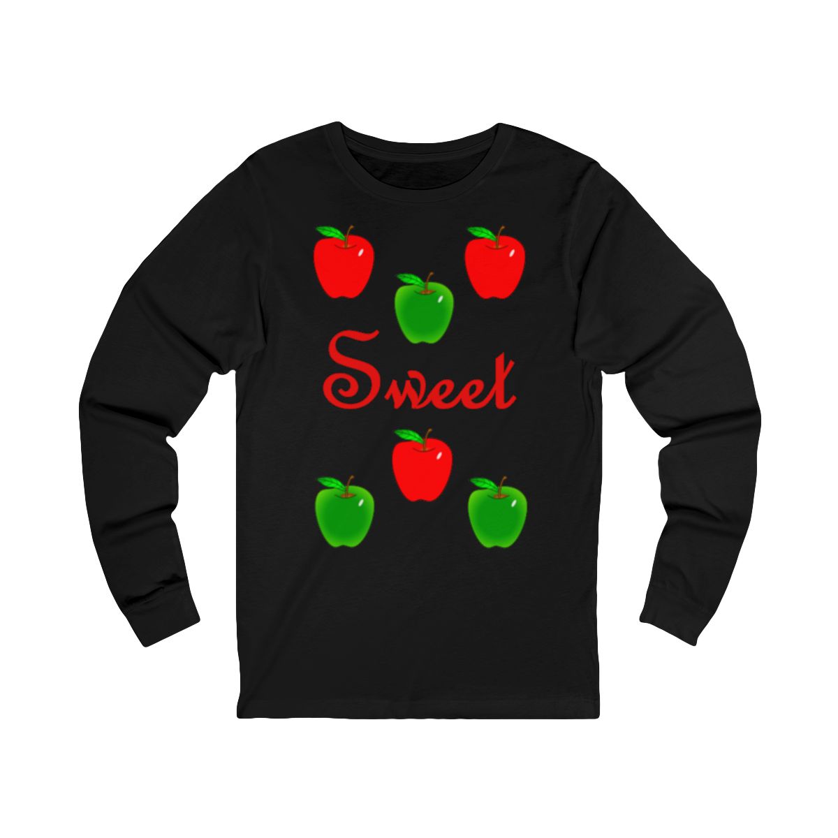 Sweet Apple Fruit Summer Long Sleeve T-Shirt