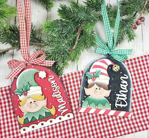 Elf Ornaments