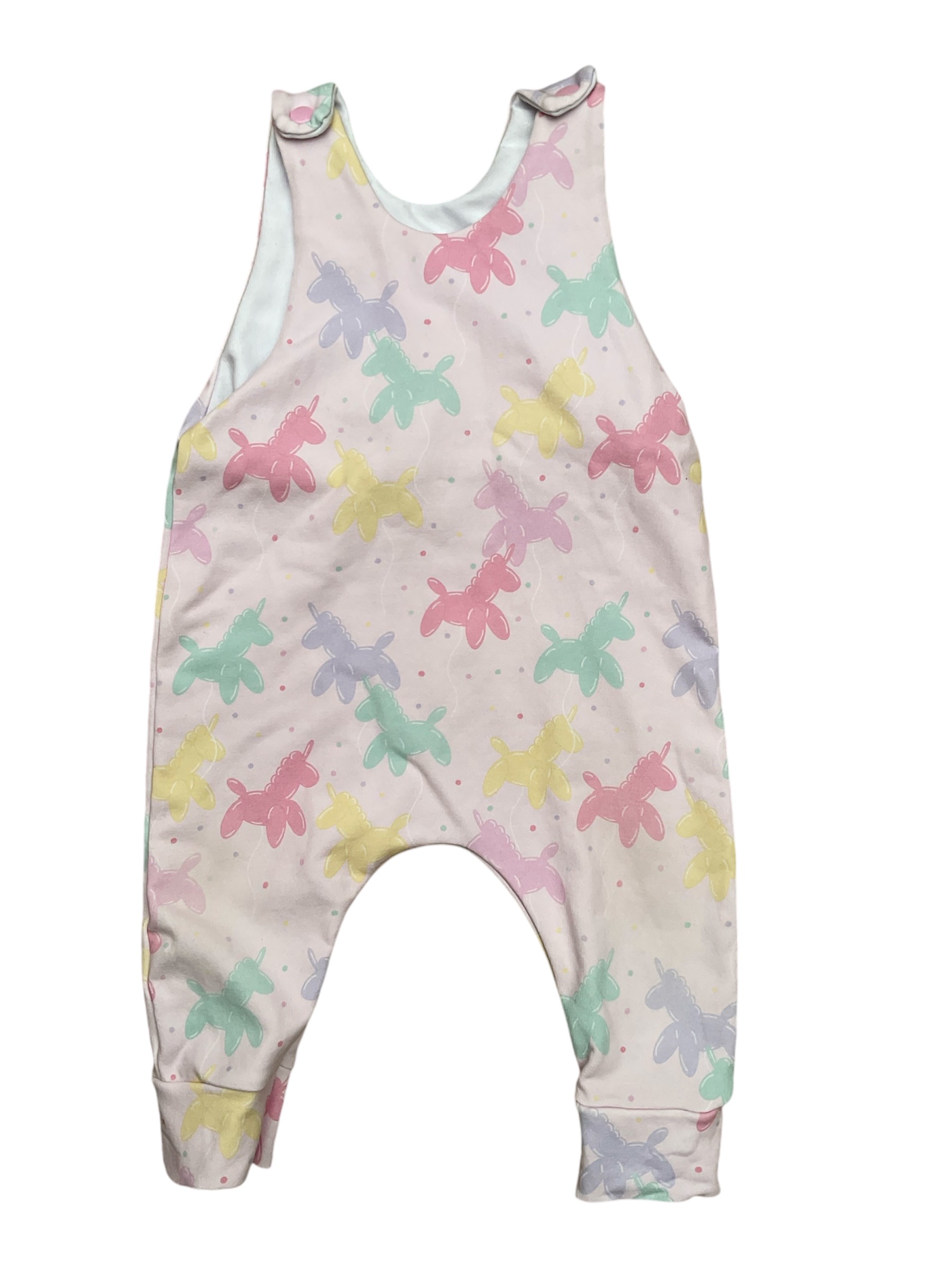 Pretty baby girl 6-9 months French Terry romper