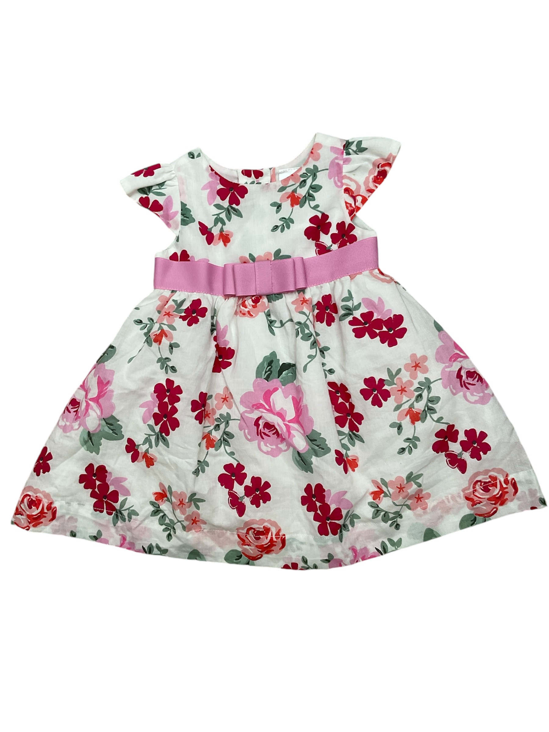 Pretty baby girl lined dress 0-3 months