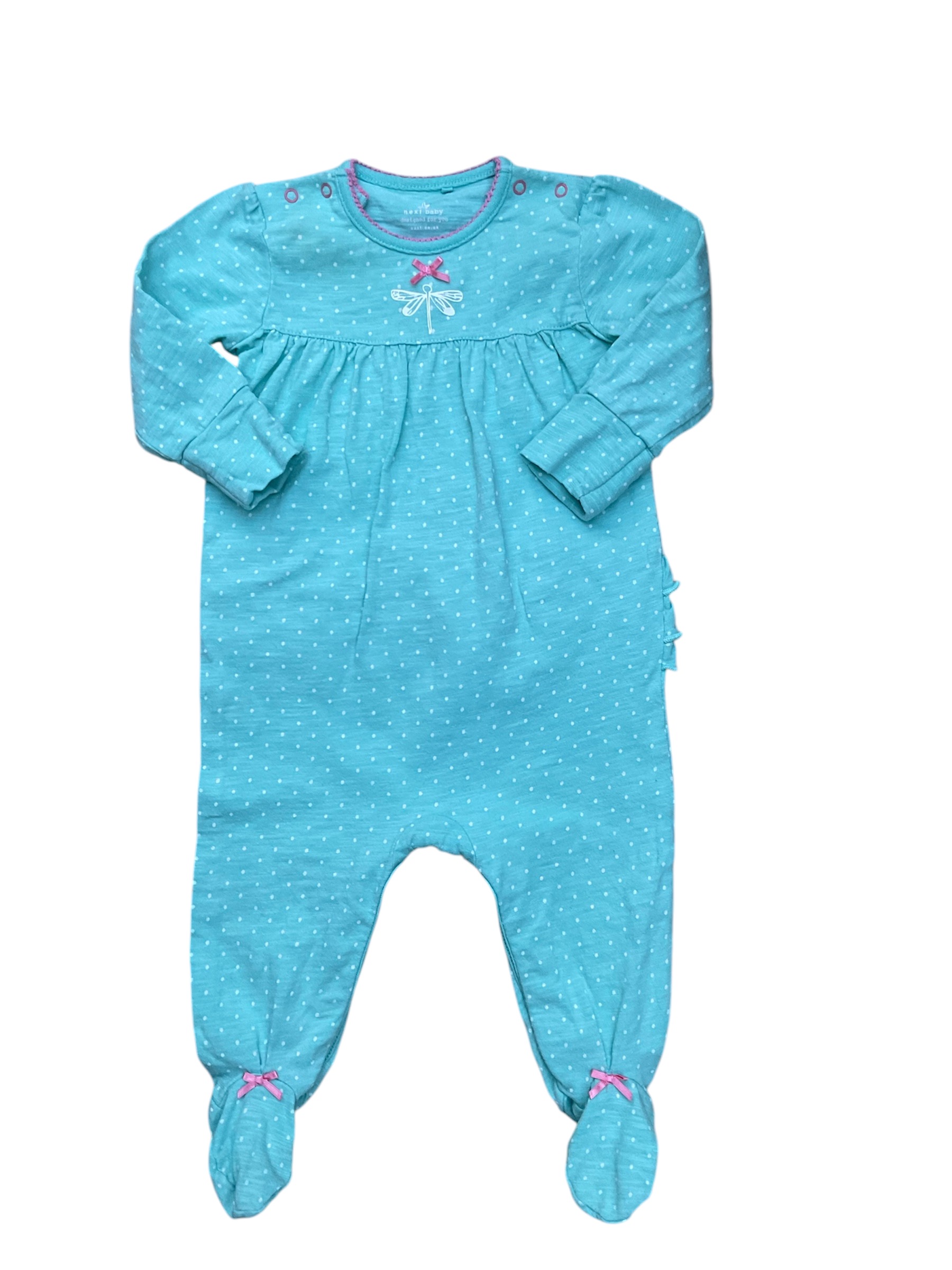 Next pretty baby girl dragonfly sleep suit