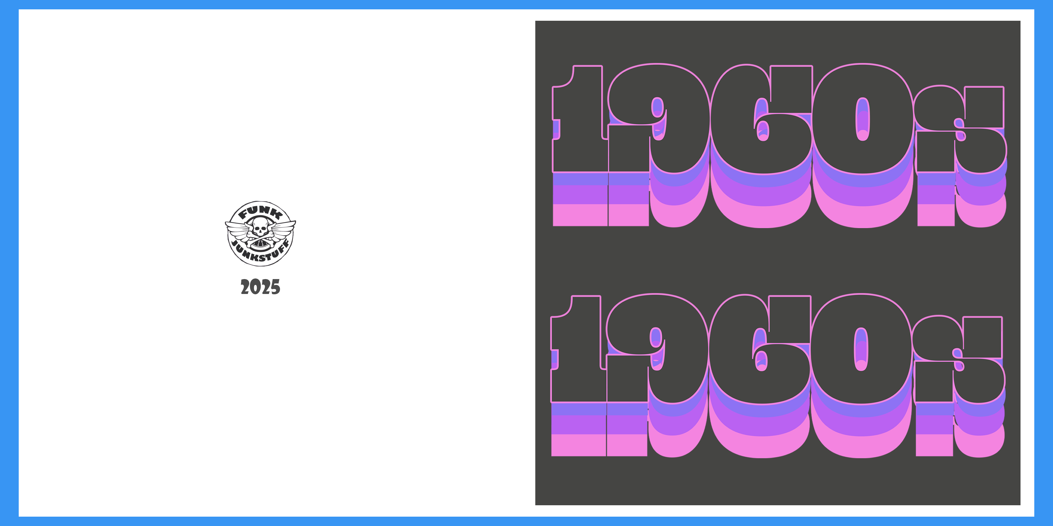 1960s Logo Greeting Card