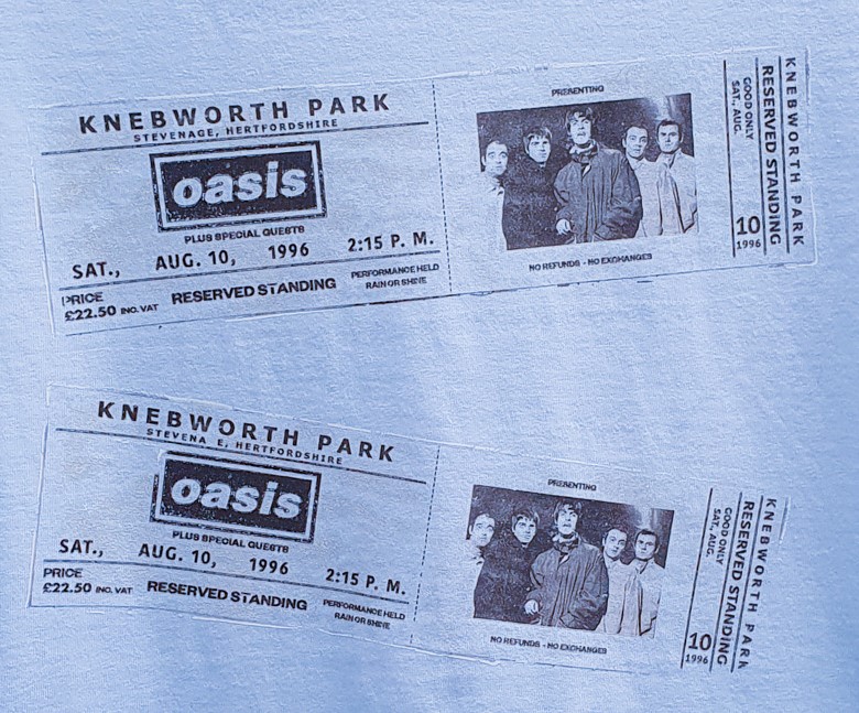 Oasis Knebworth Park Tickets