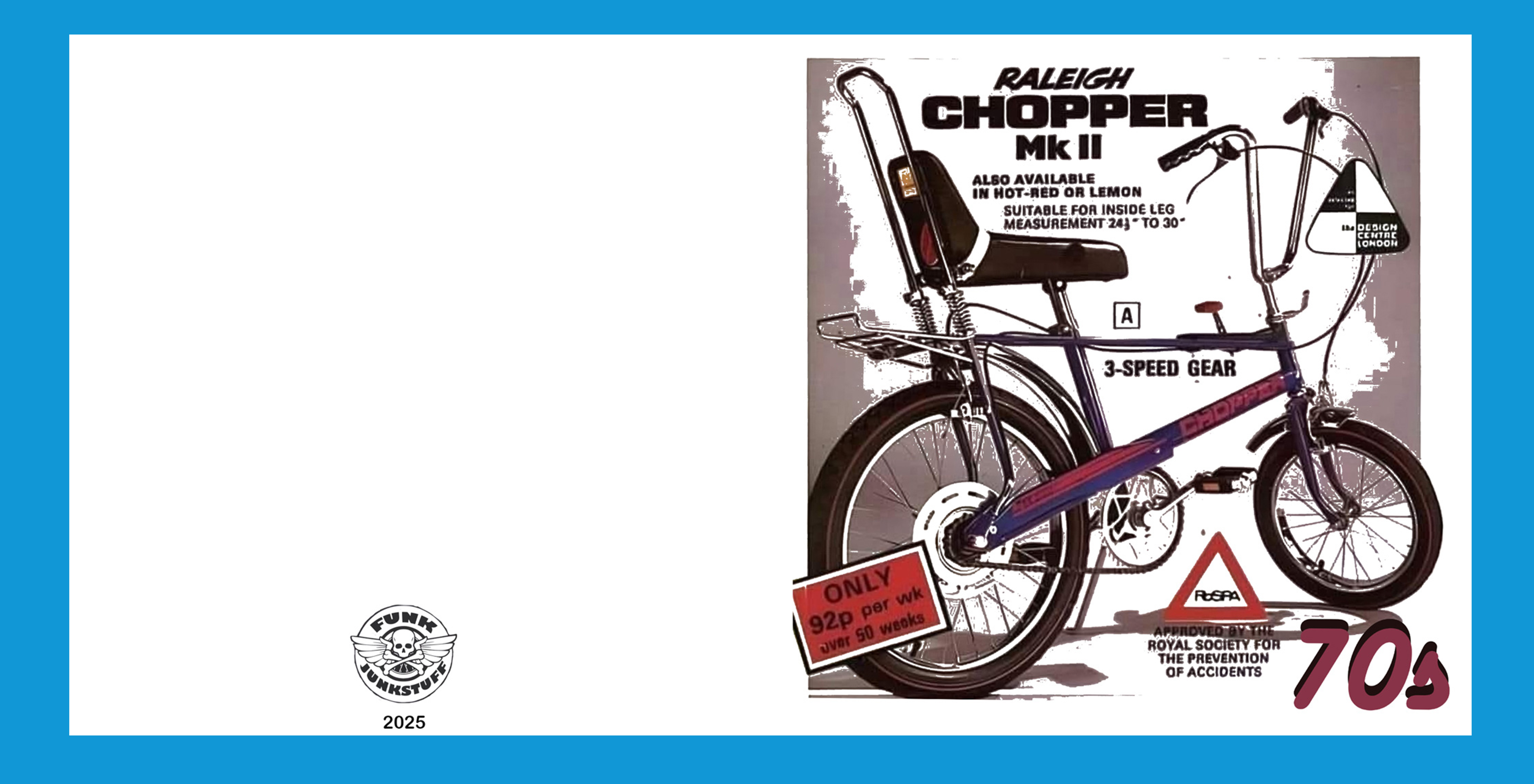 70s Chopper Greeting Card