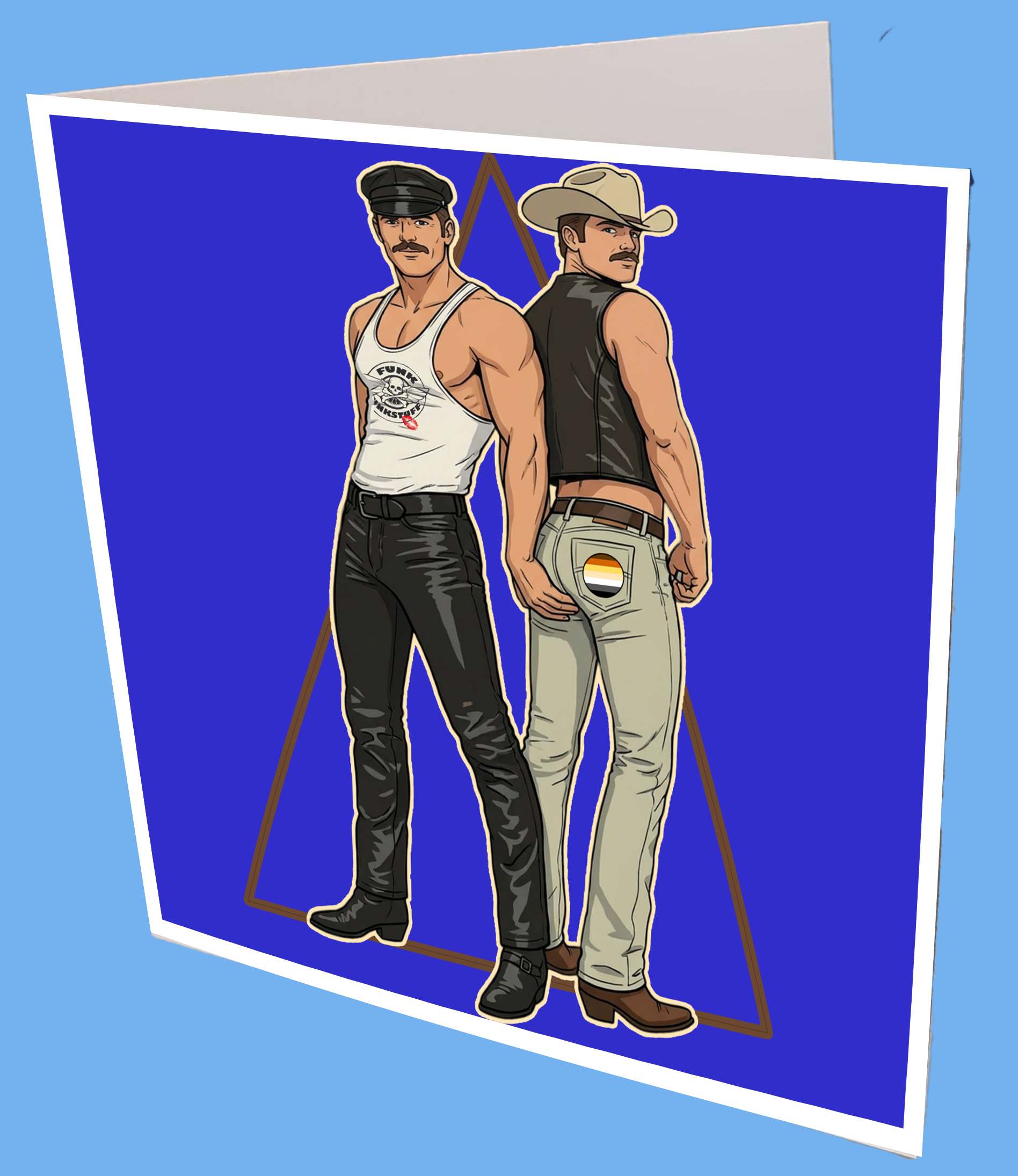 80s  Cult Boys Greeting Card