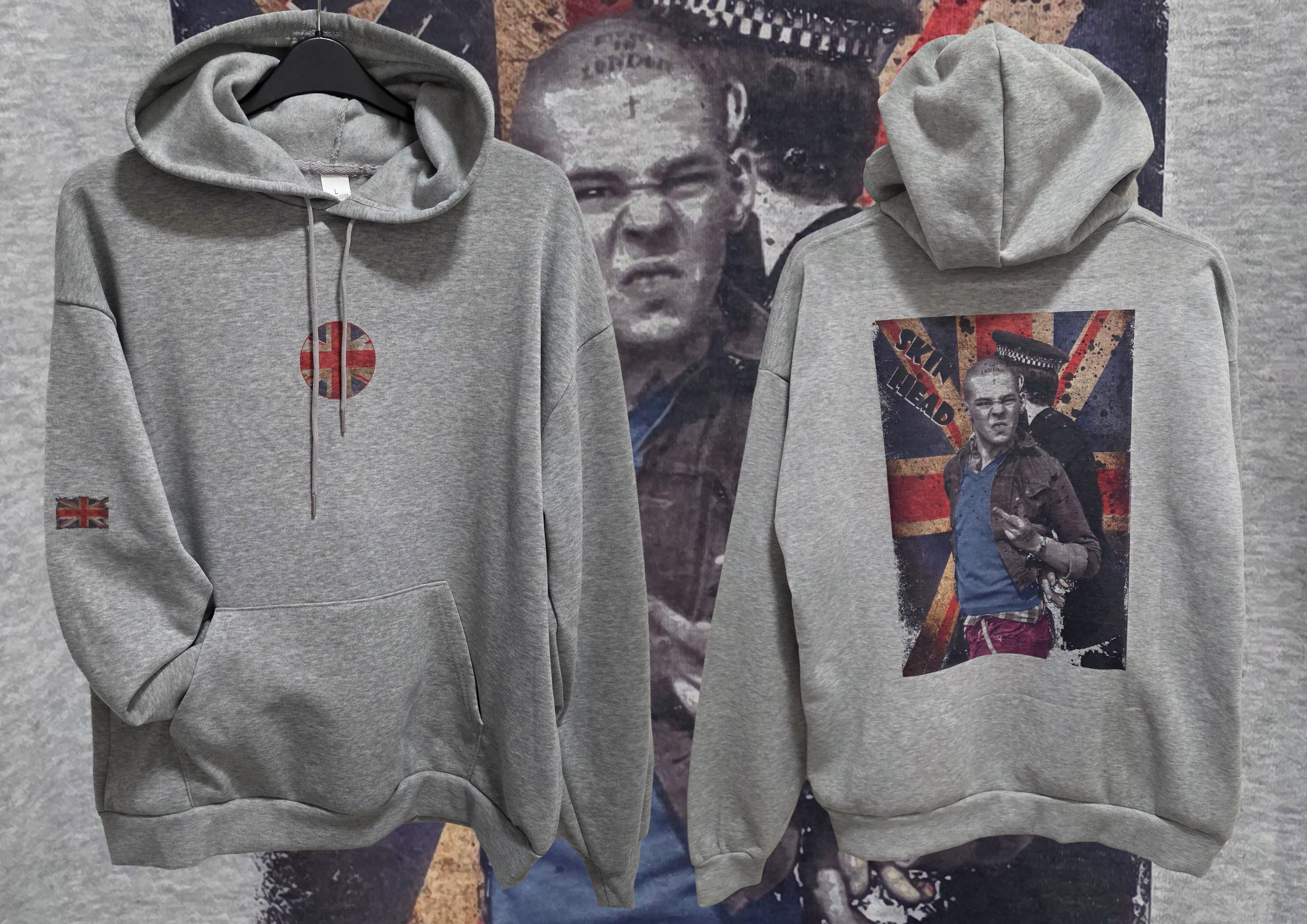 80s Skin Head. One Off Hoodie