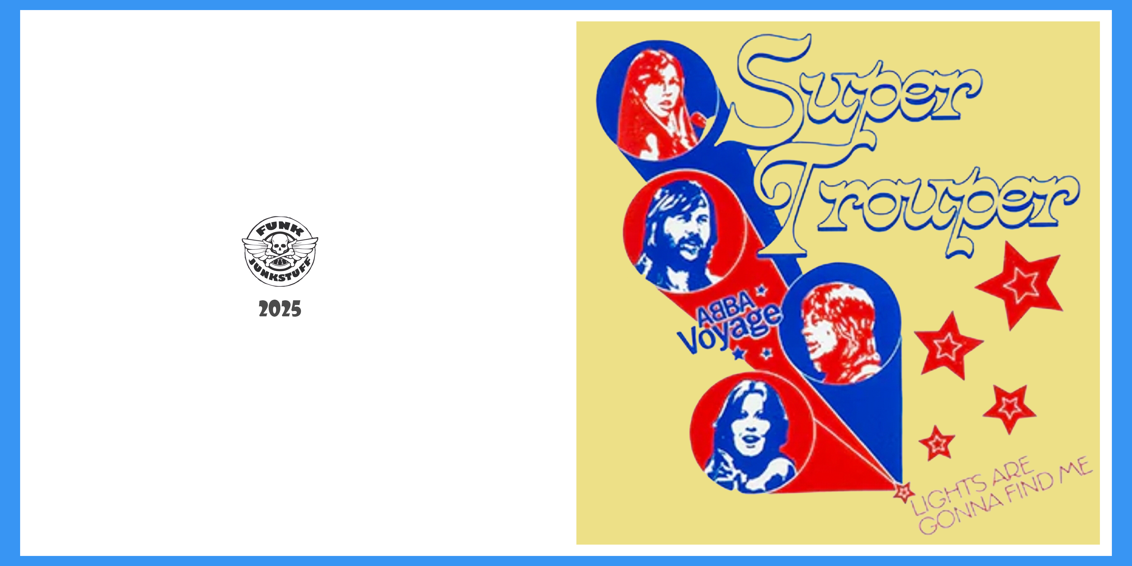 Abba Super Trouper Greeting Card