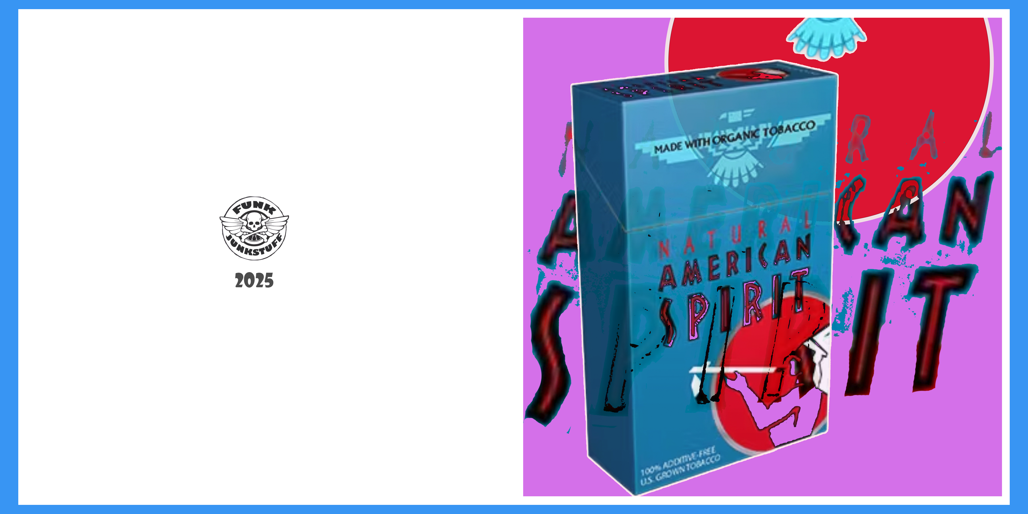 American Spirit Cigerette Greeting Card