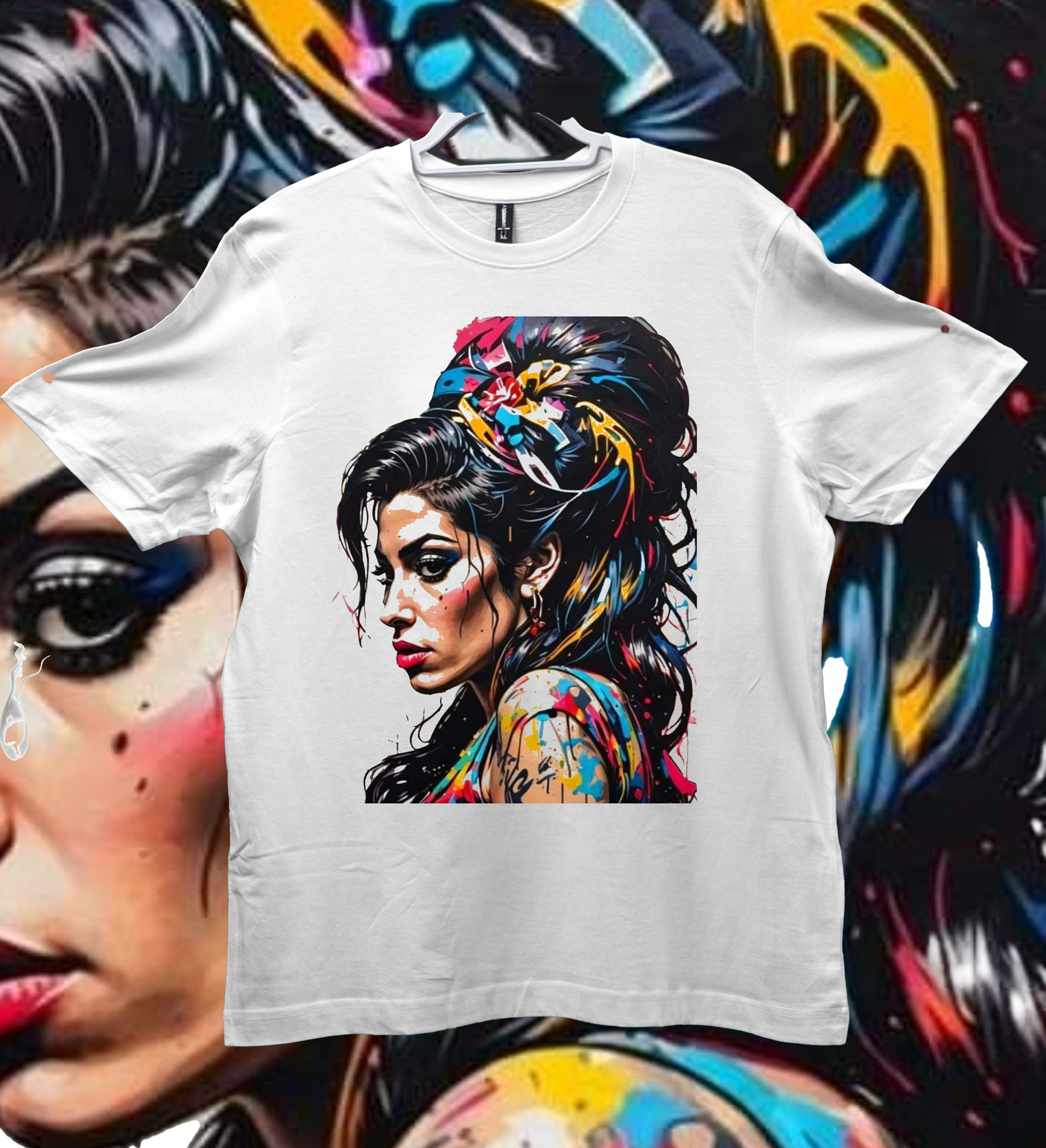 Amy Winehouse Tear Art