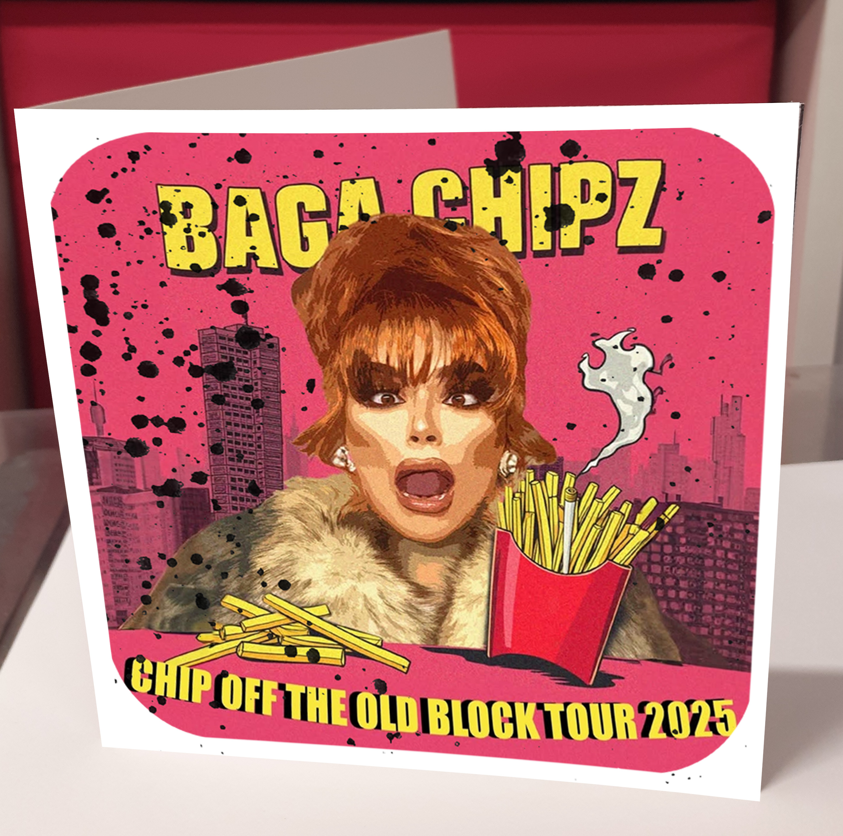 Baga Chipz Greeting Card