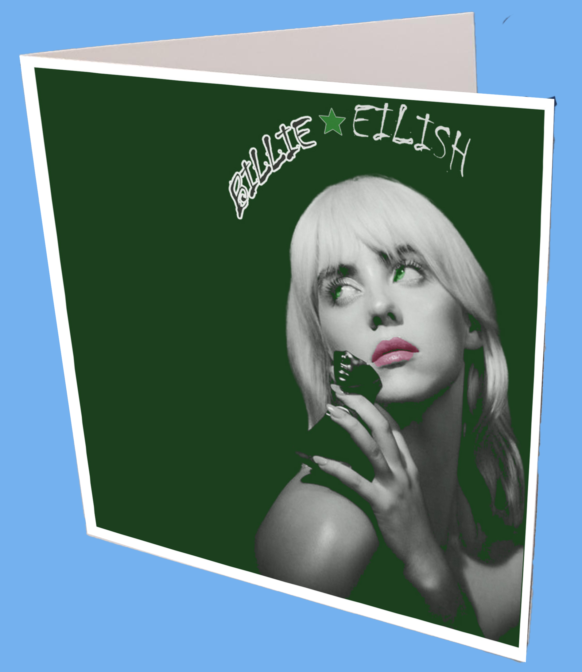 Billie Eilish Greeting Card