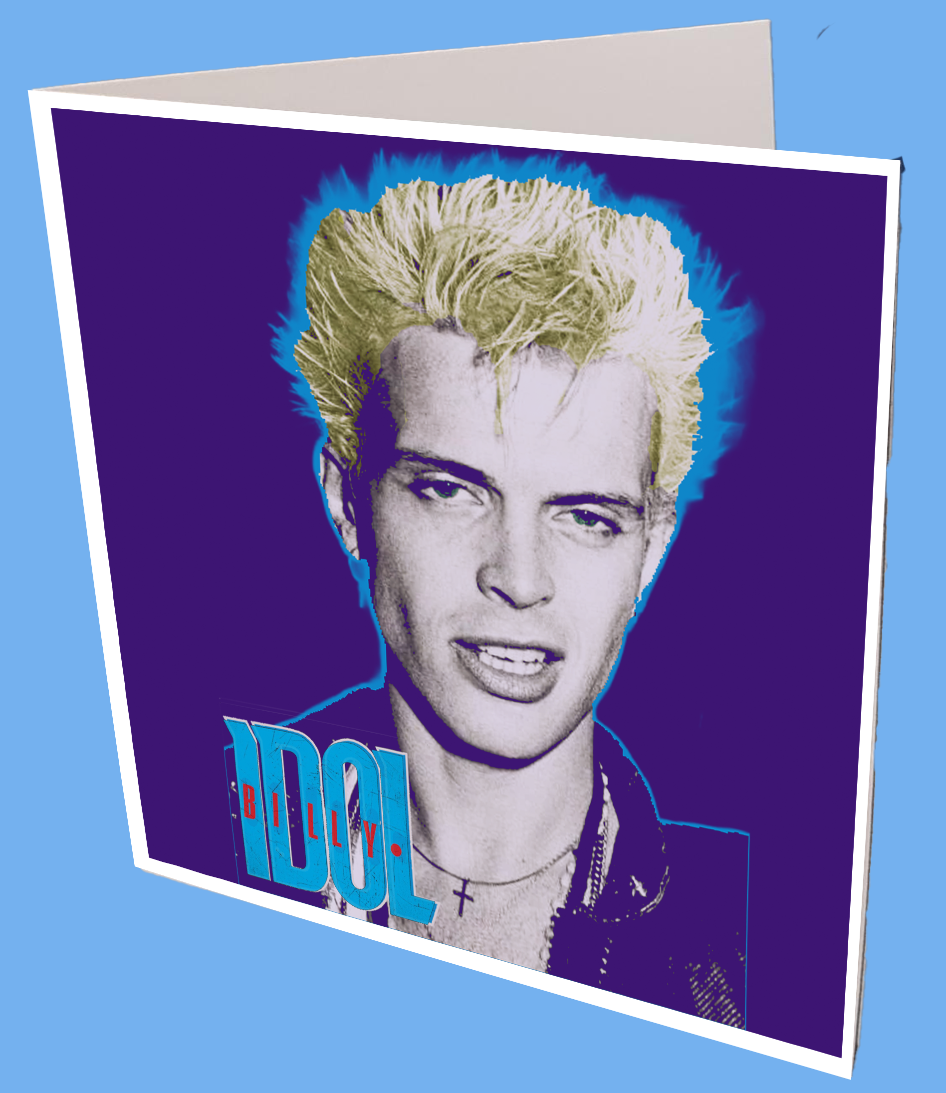 Billy Idol Greeting Card