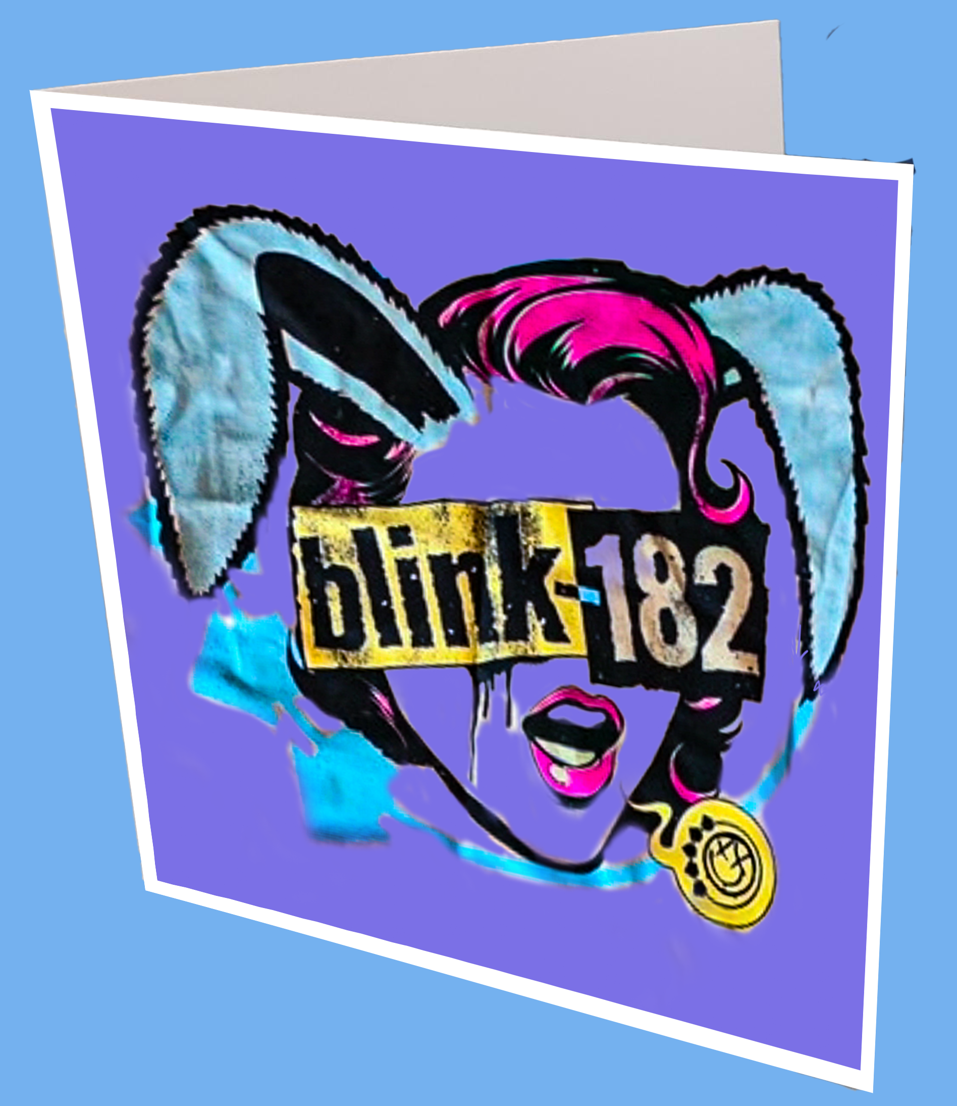 Blink-182 Logo Greeting Card