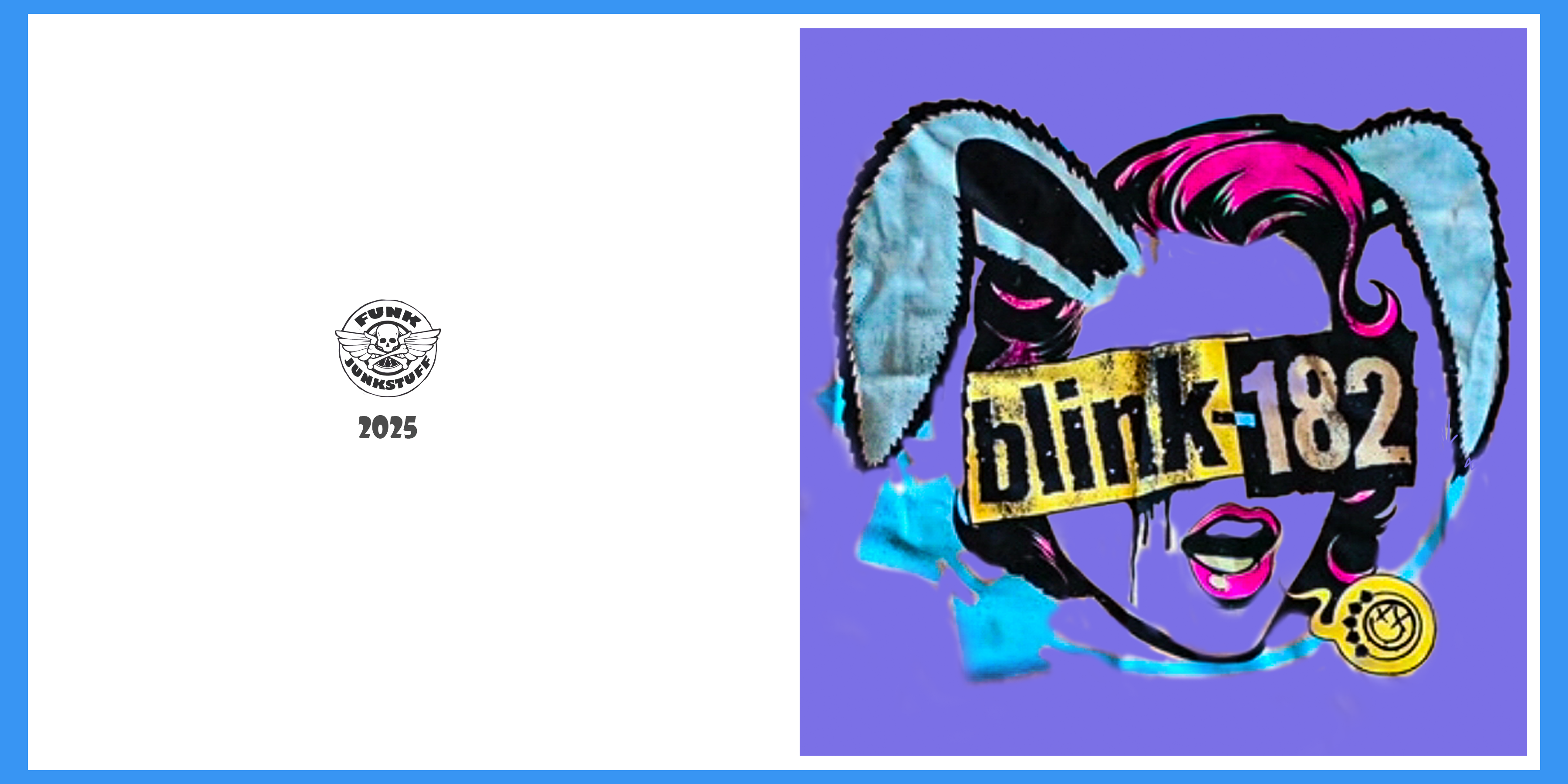 Blink-182 Logo Greeting Card