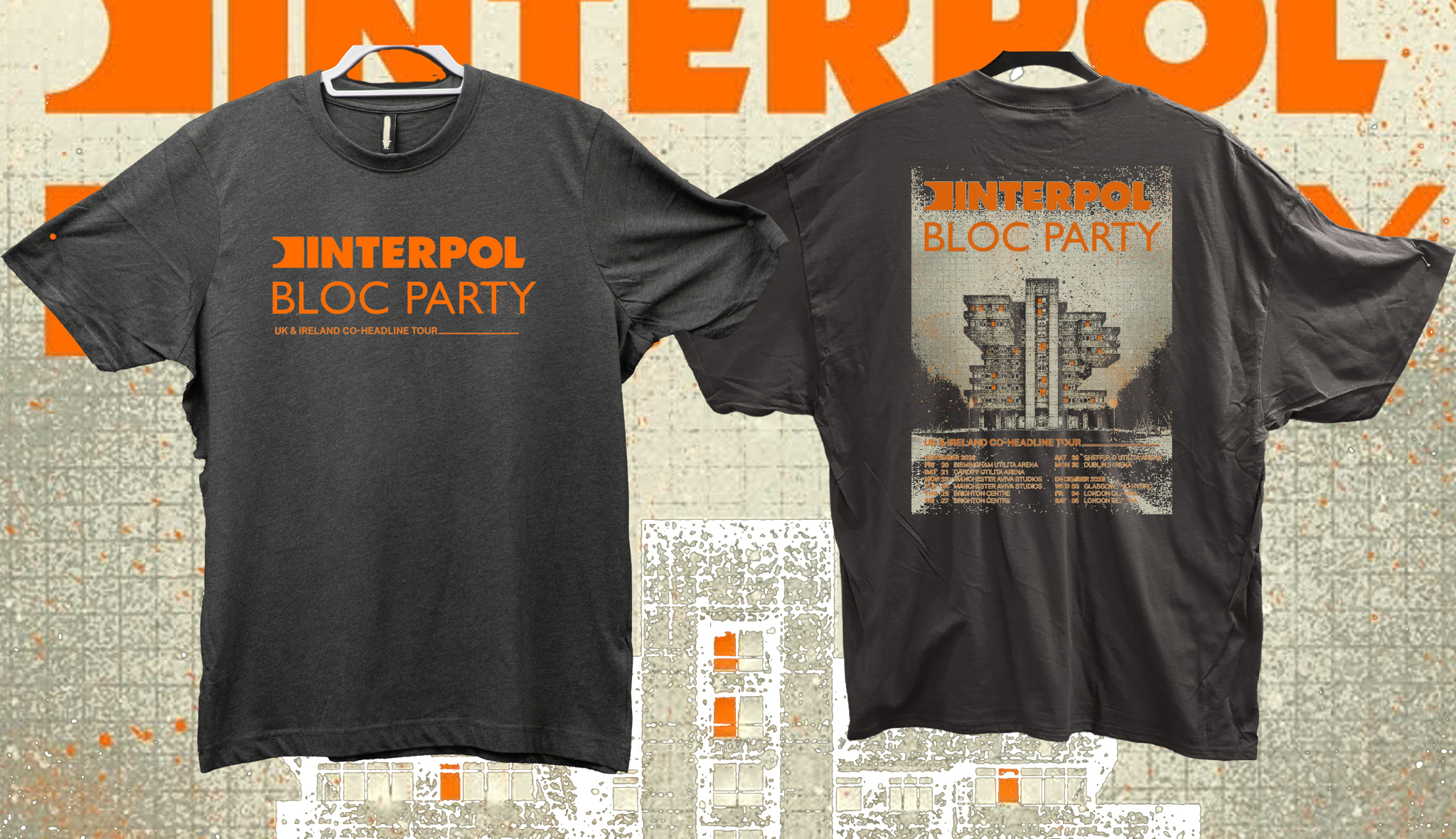 Interpol, Bloc Party UK & Ireland Co-Headline Tour