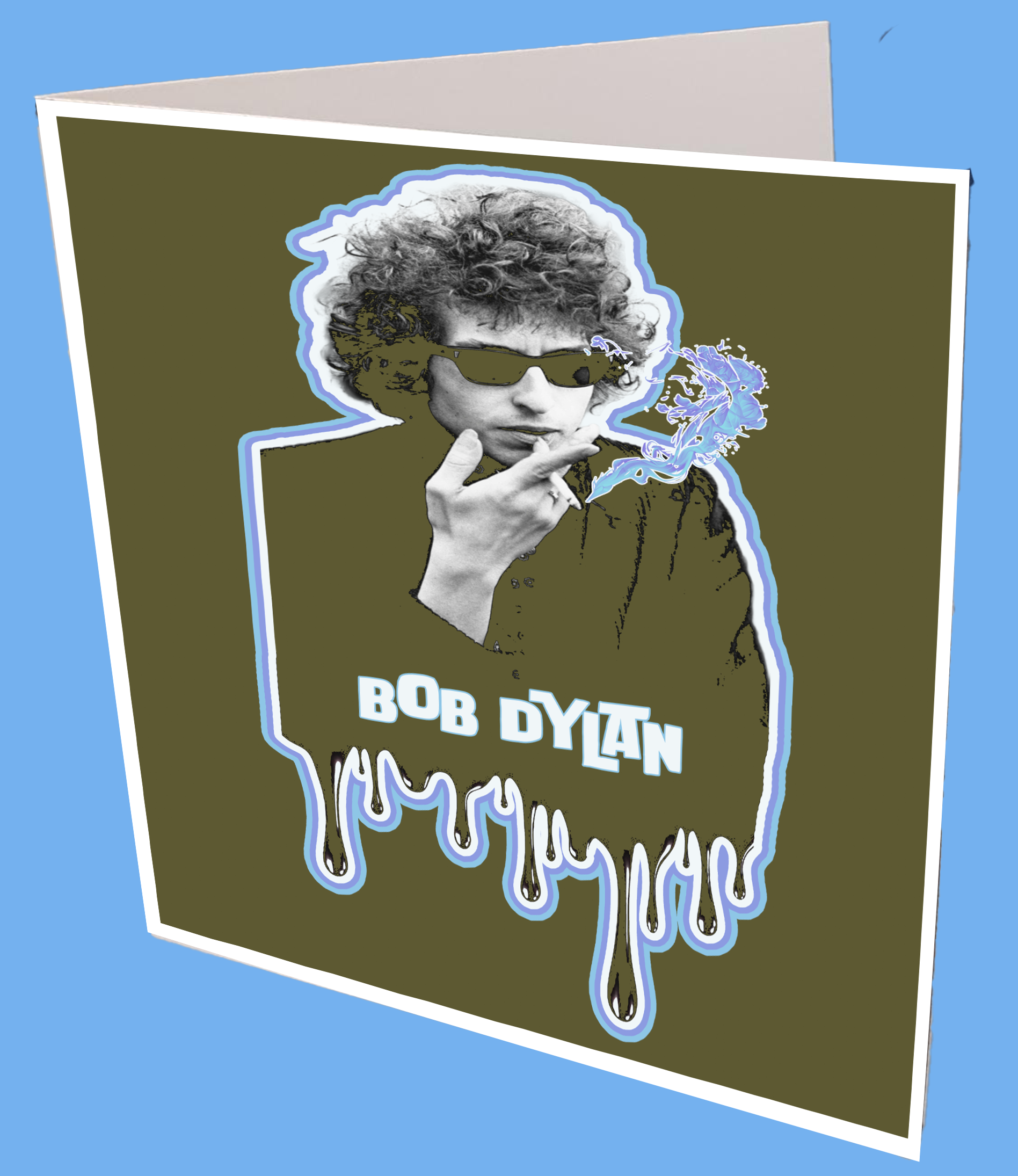 Bob Dylan Greeting Card