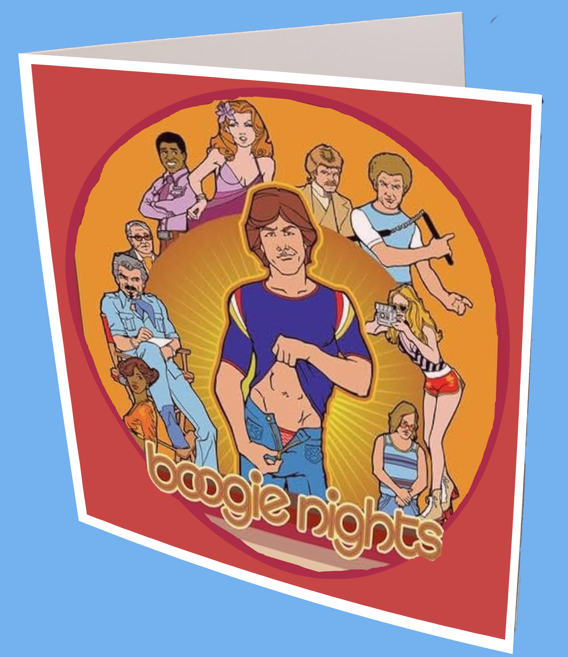 Boogie Nights Greeting Card