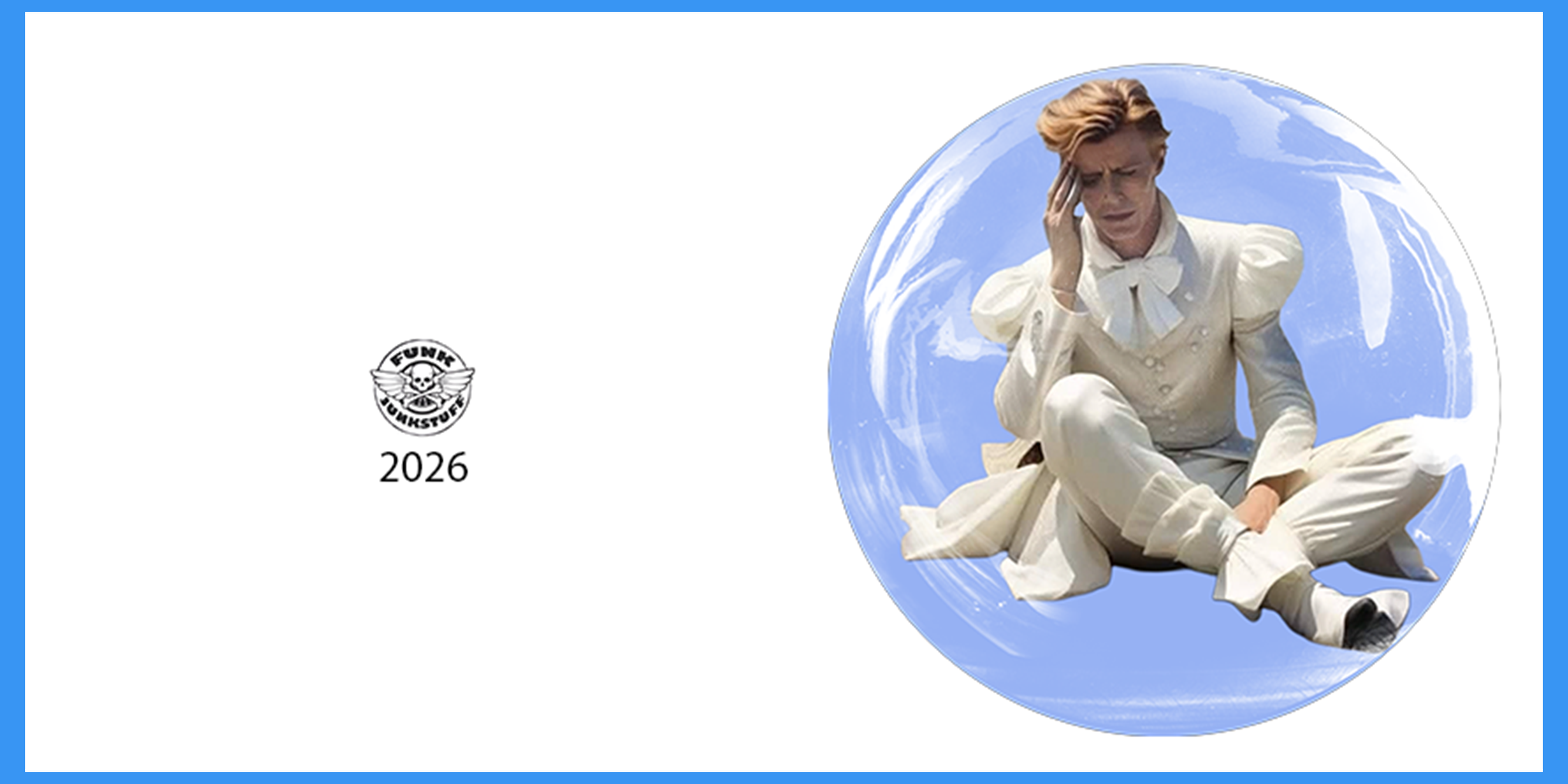 Bowie Globe Greeting Card