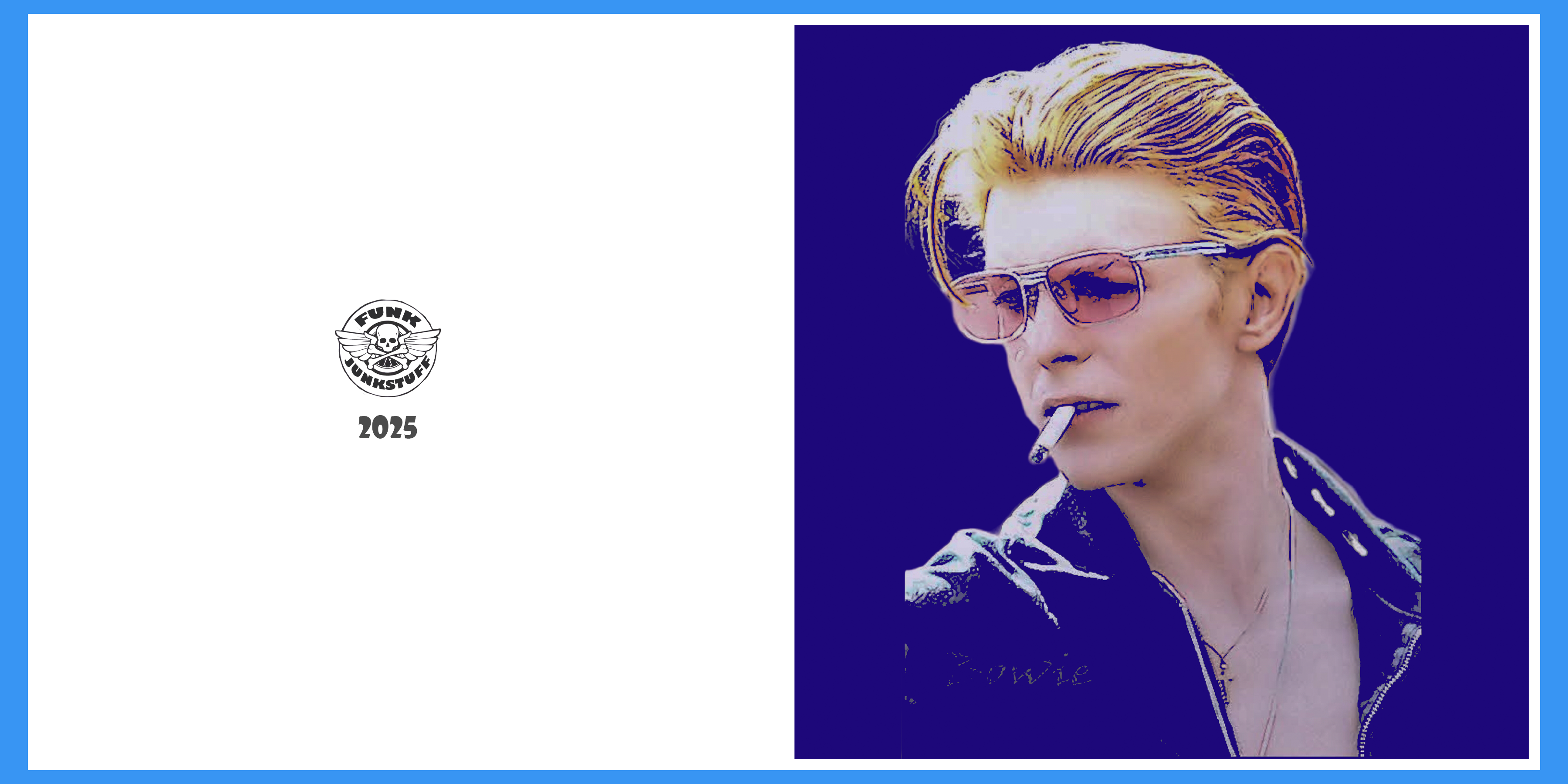 Bowie Smoking Greeting Card