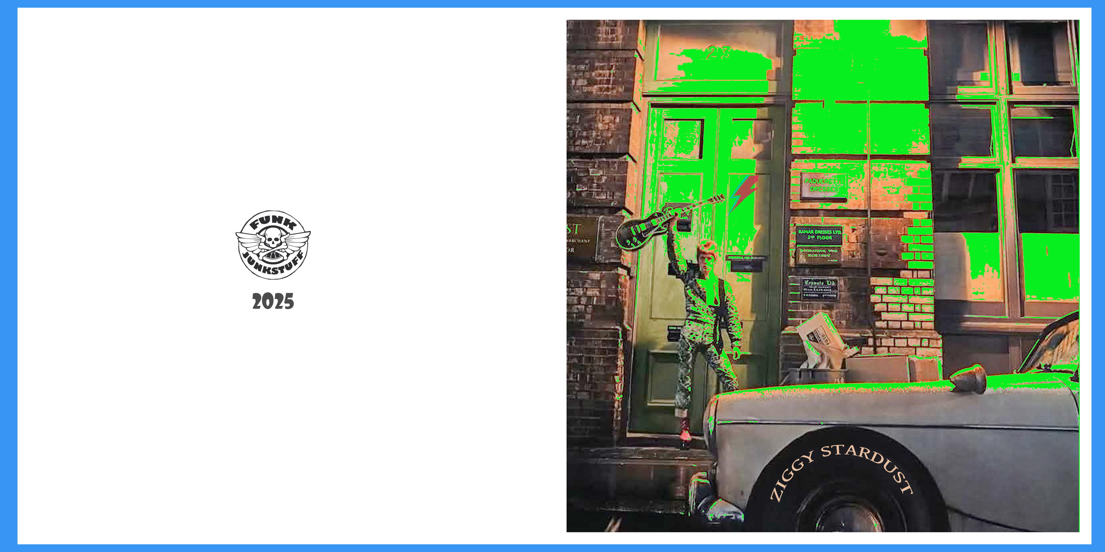 Bowie Ziggy Greeting Card