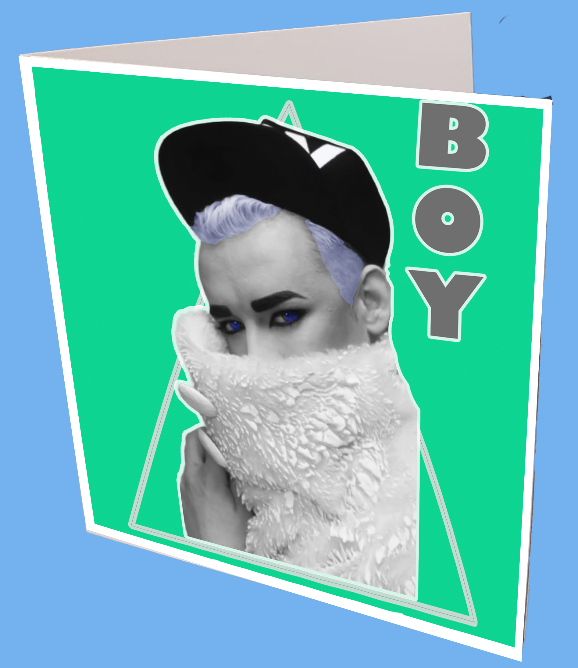 Boy George Greeting Card