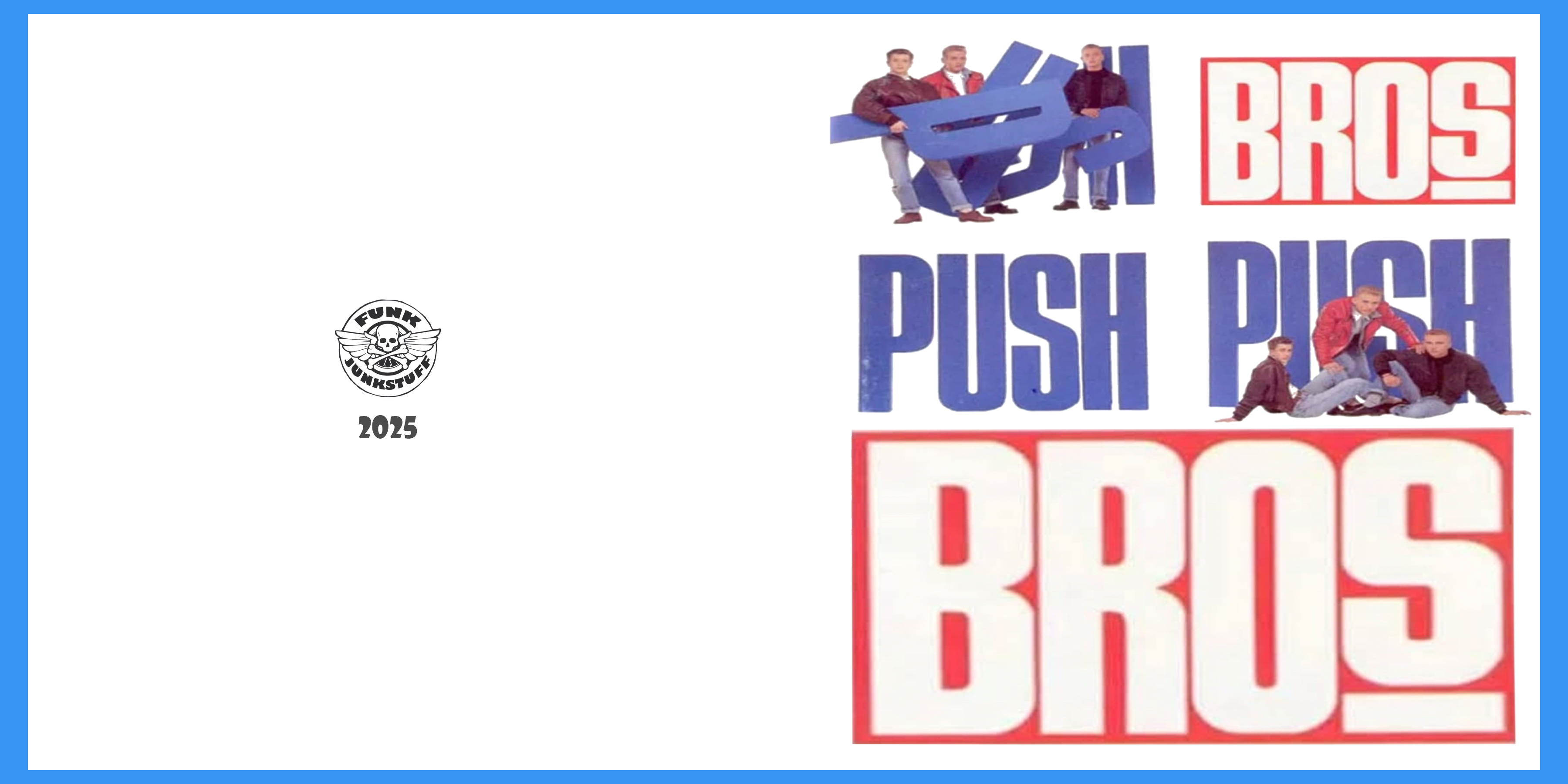 Bros Push greeting Card