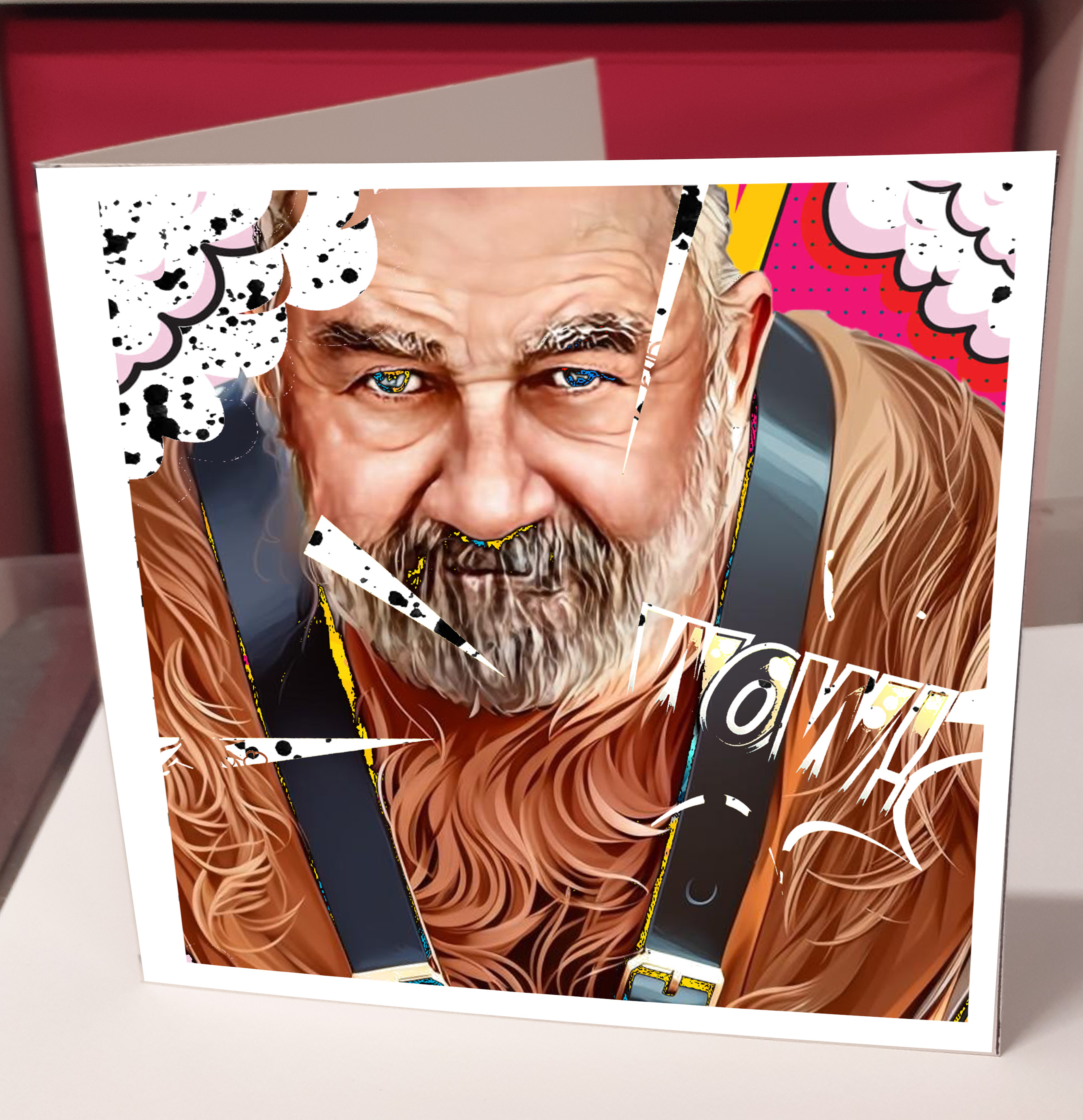 Cartoon Bear Greeting Card