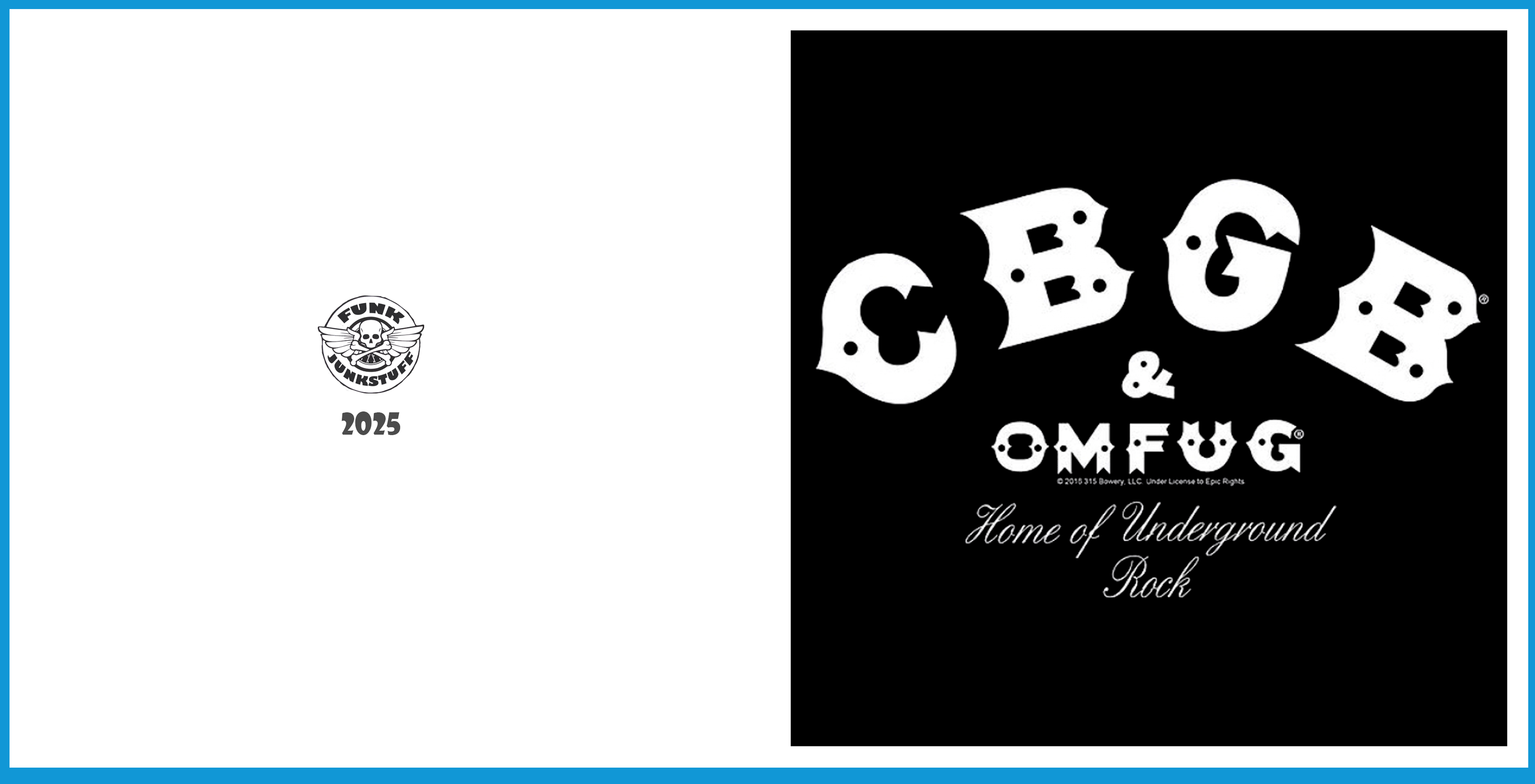 CBGB Club Logo Greeting Card