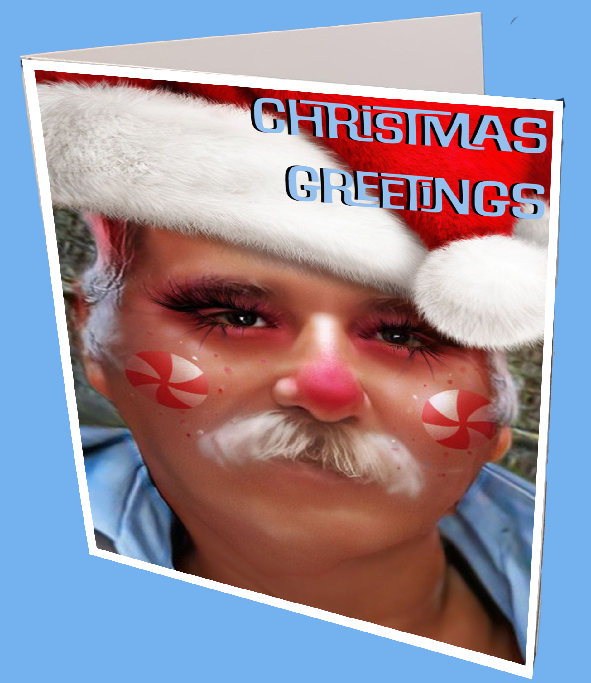 Steve Christmas Greetings Card