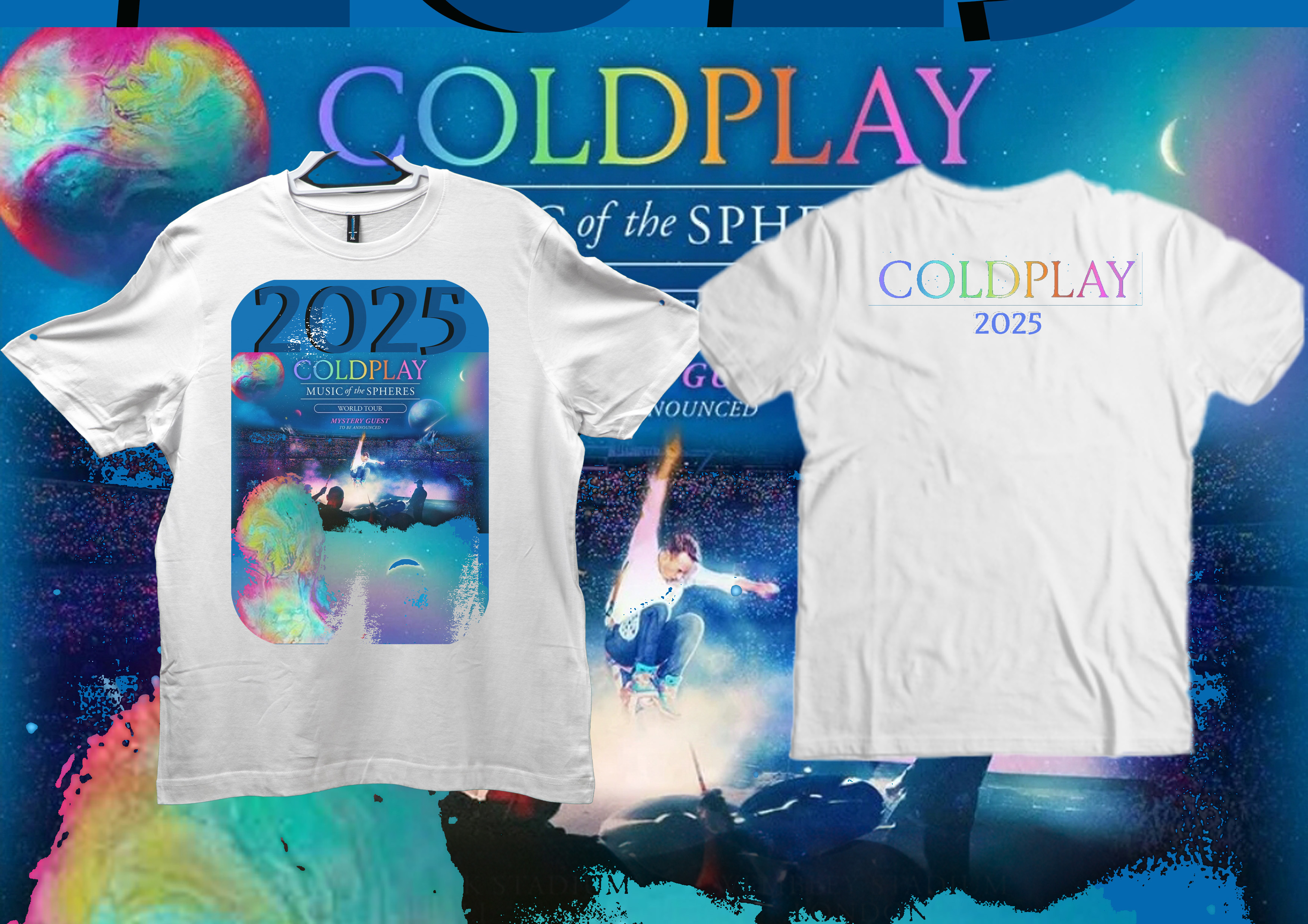 Coldplay 25 Tour T-shirt