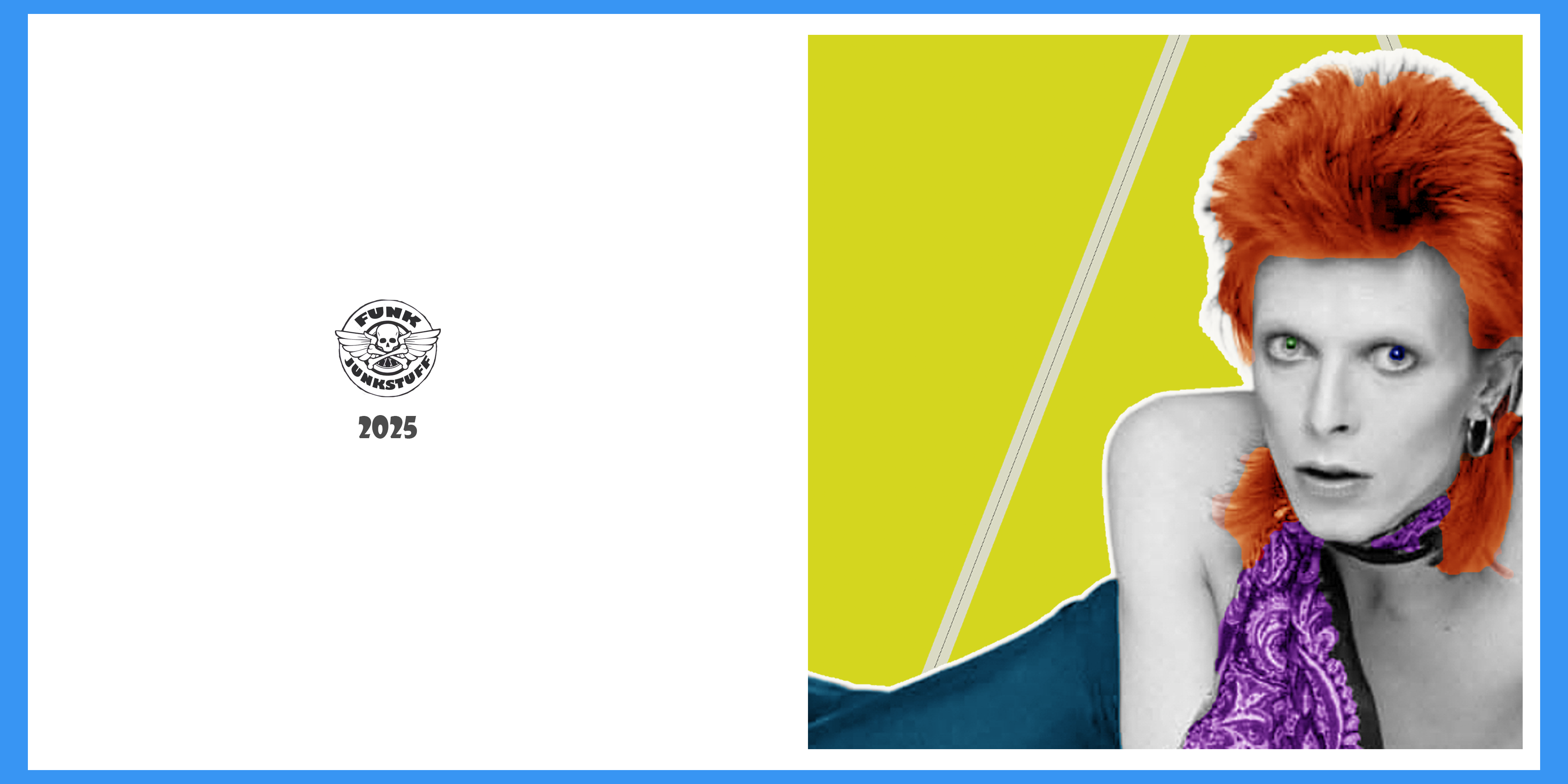 David Bowie on Elbows Greeting Card