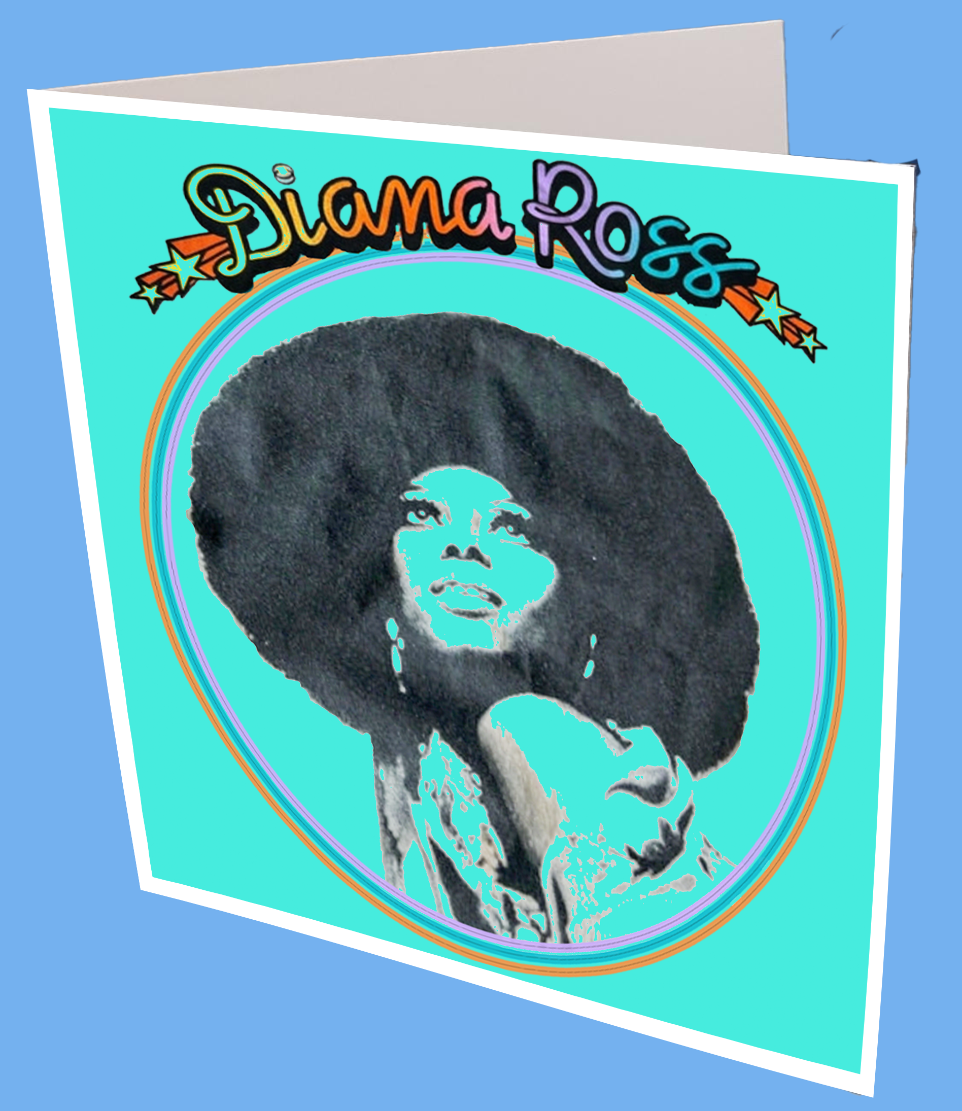 Diana Ross Greeting Card