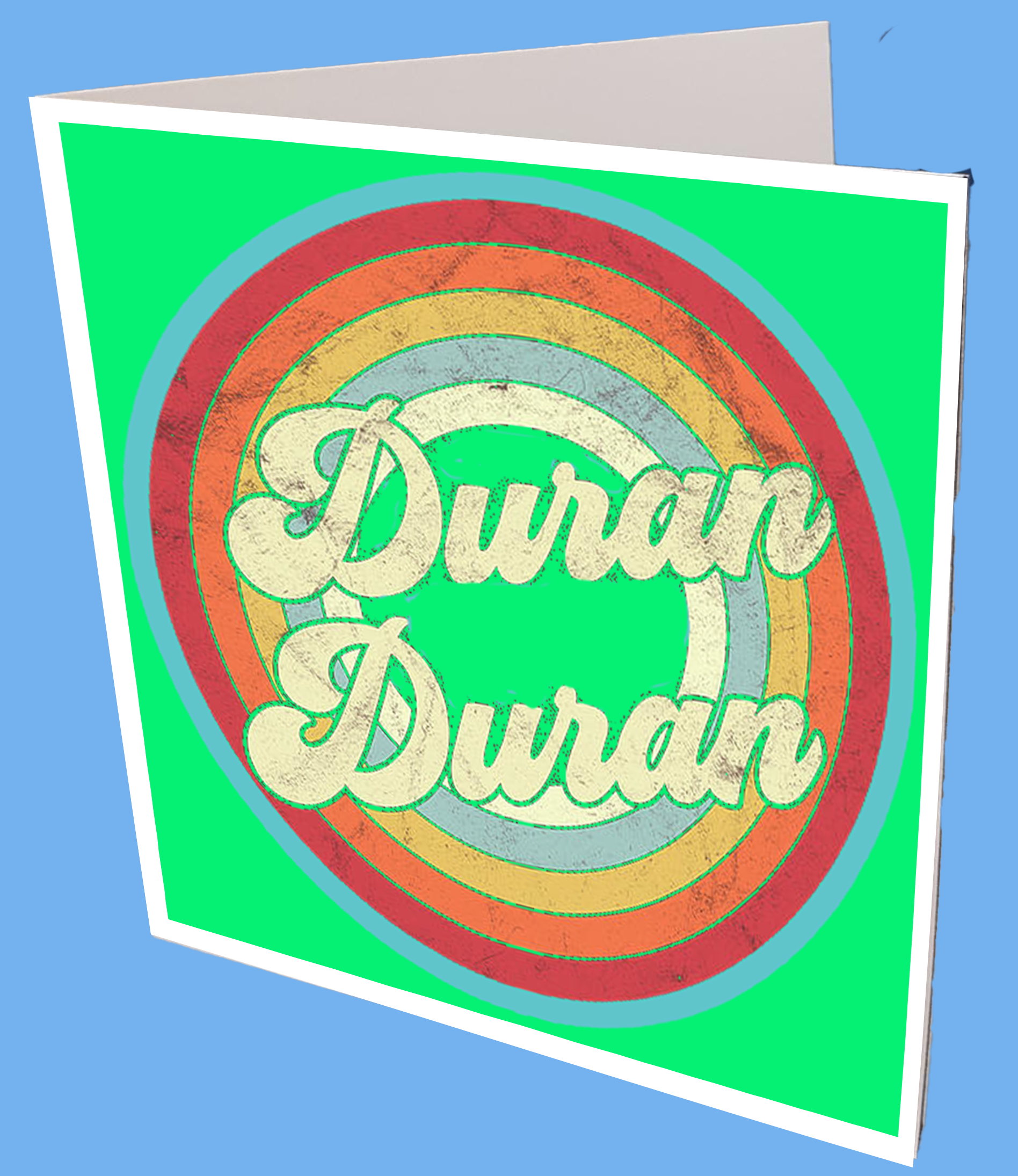 Duran Duran Greeting Card