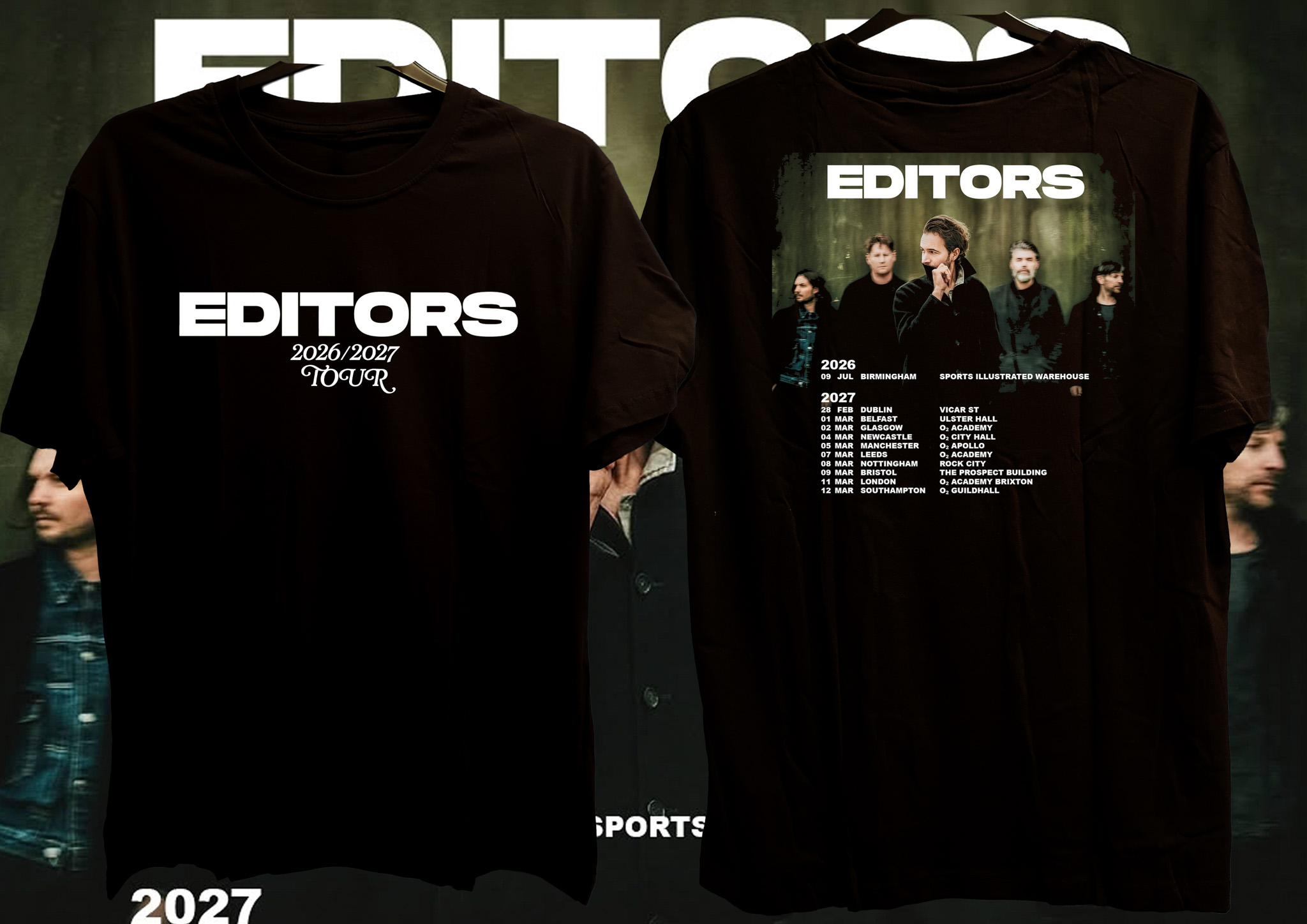 Editors 2026/2027 Tour
