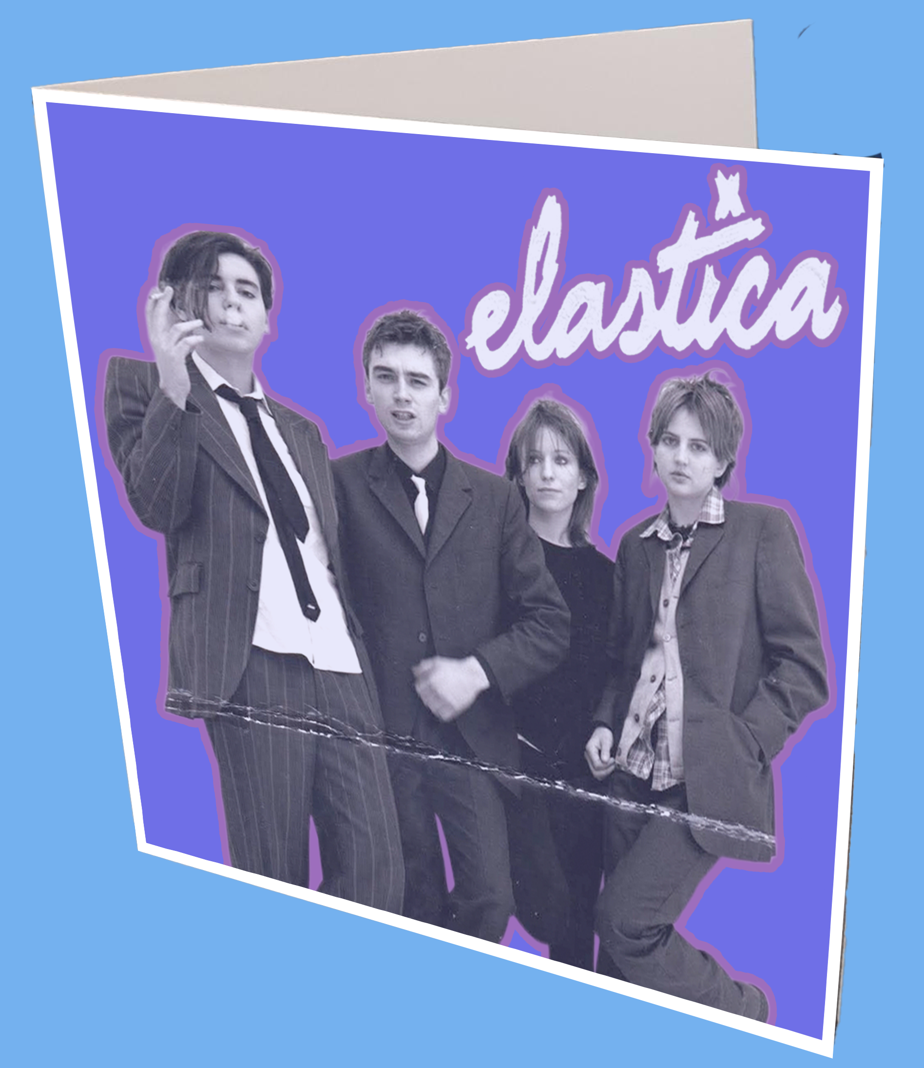 Elastica Greeting Card
