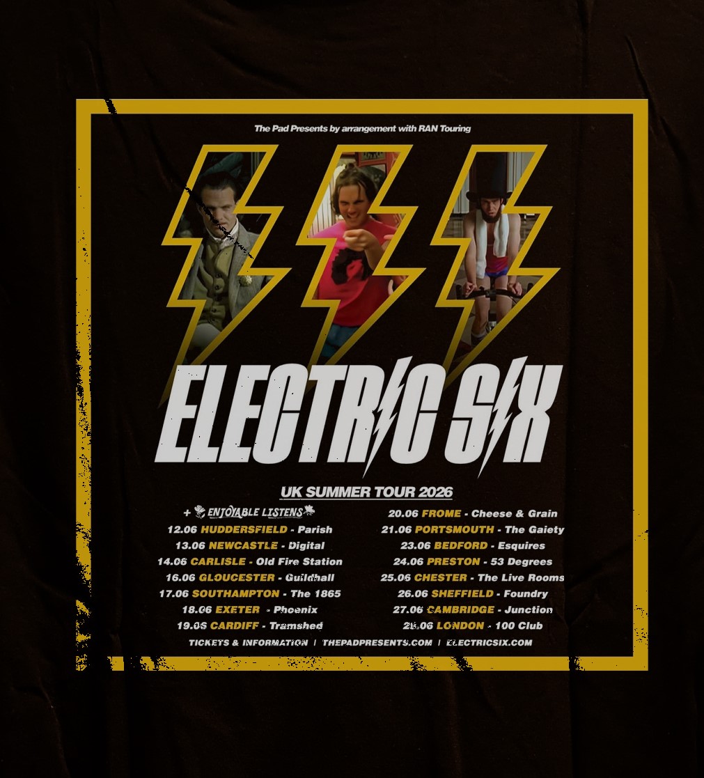 Electric Six UK Summer Tour 2026