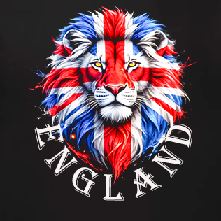 England Lion Face Union Jack