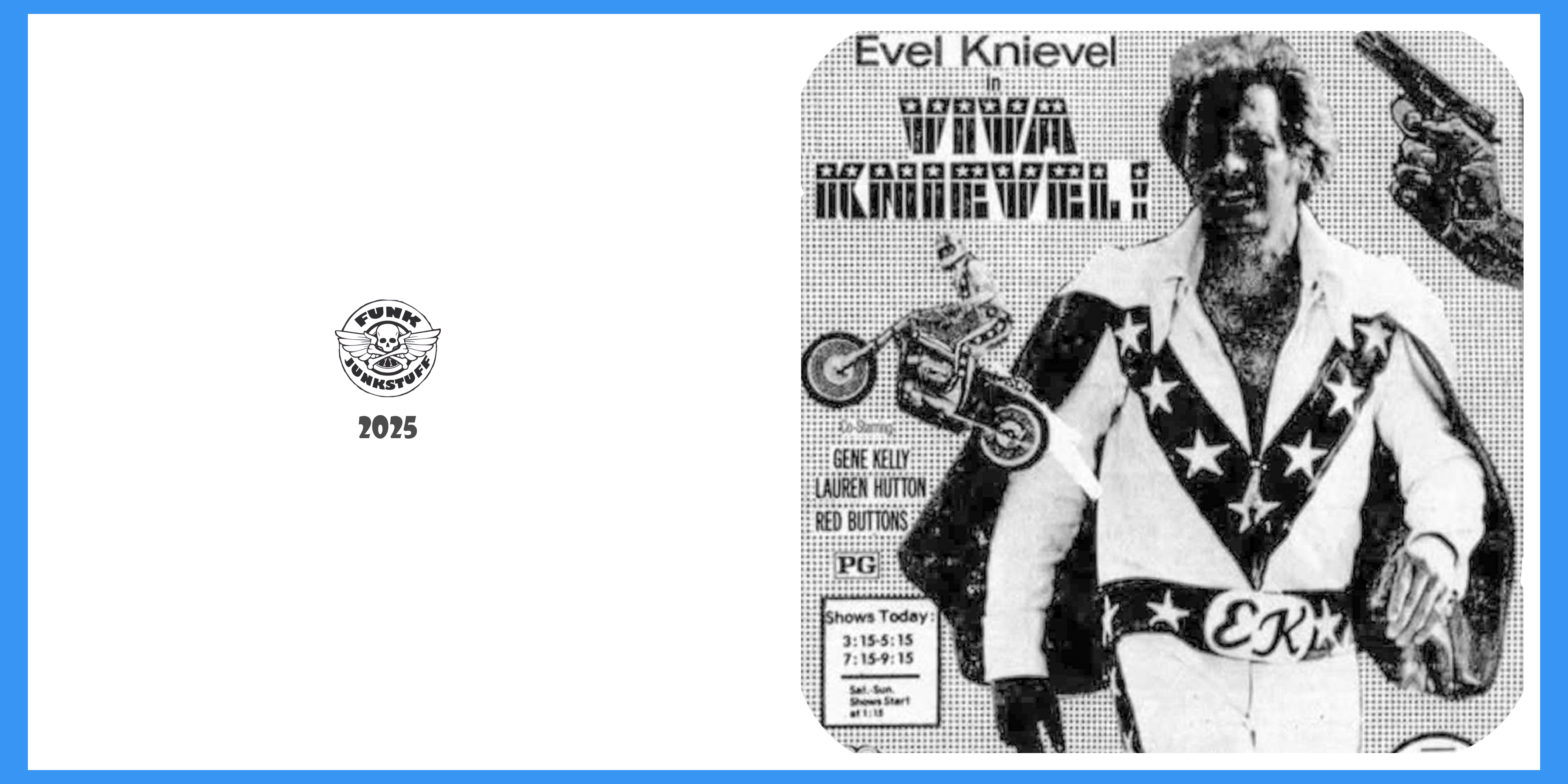 Evel Knievel Greeting Card