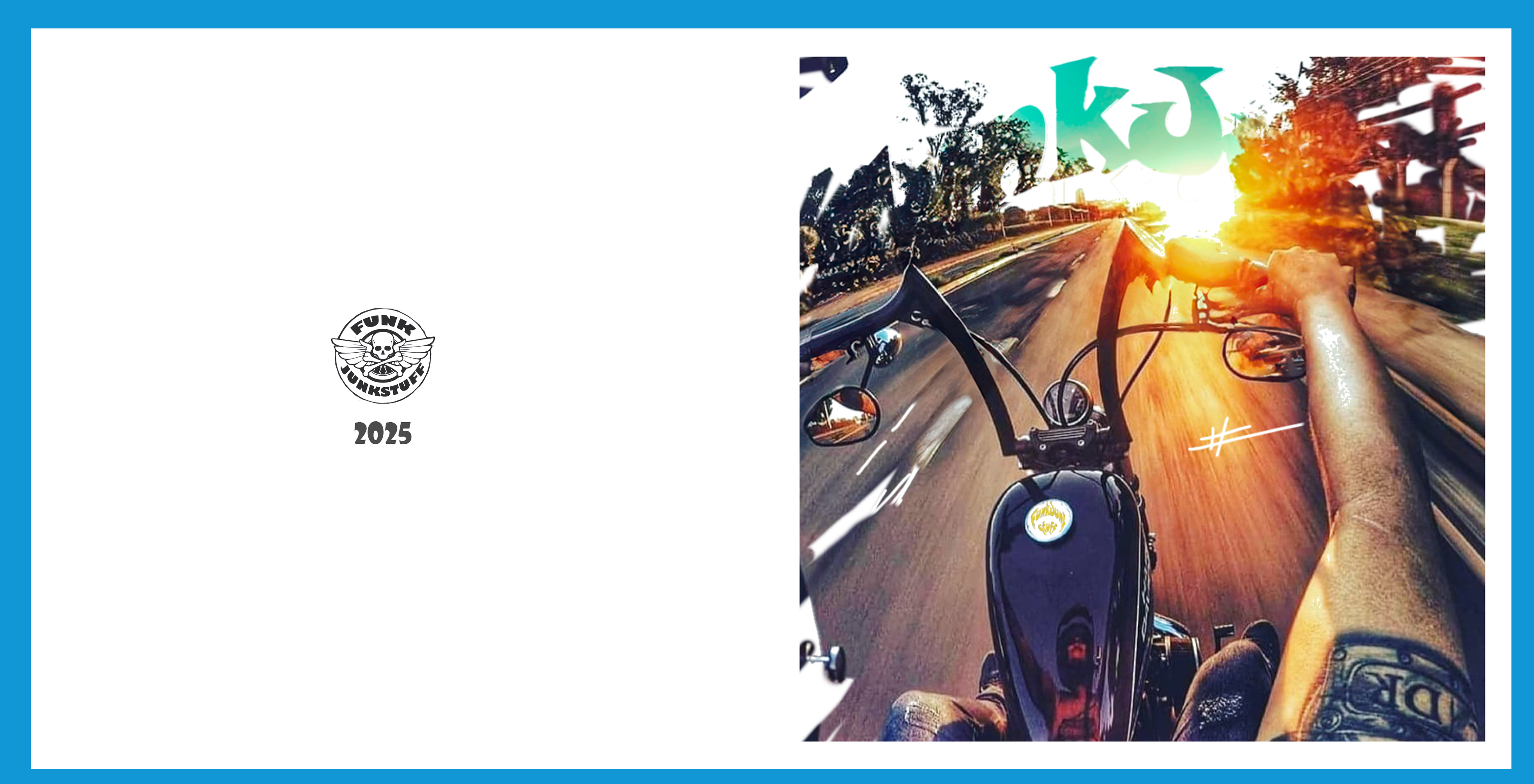 Funkjunk Bike Ride Greeting Card