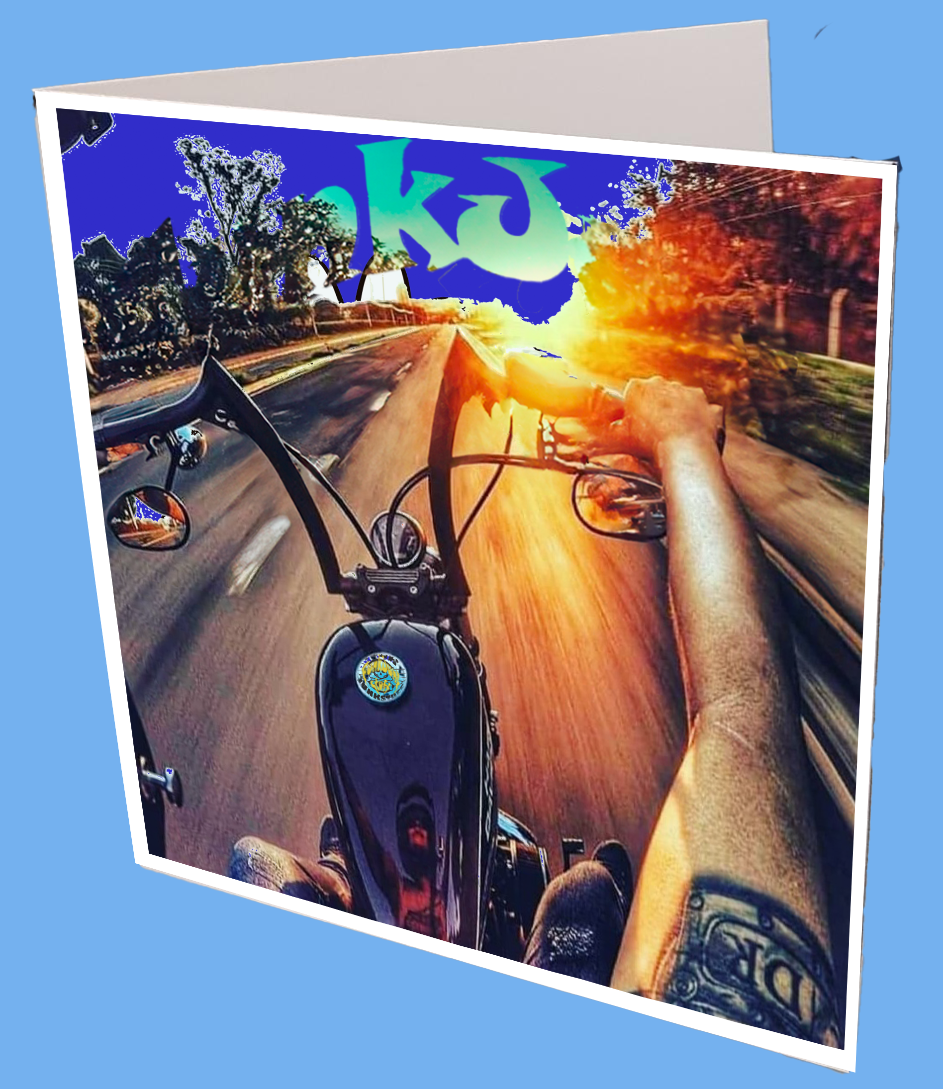 Funk Junk Chopper Greeting Card