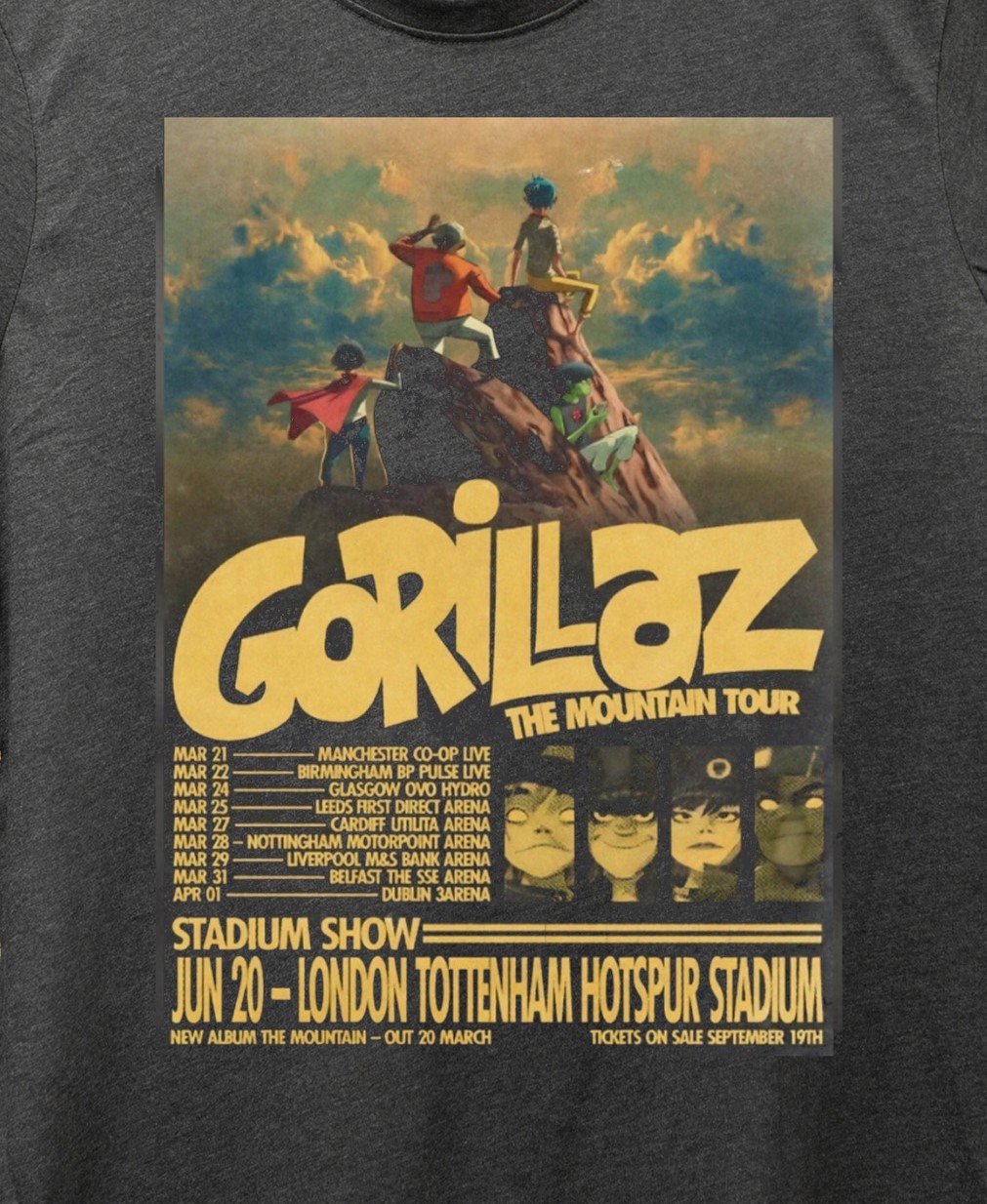 Gorillaz The Mountain Tour