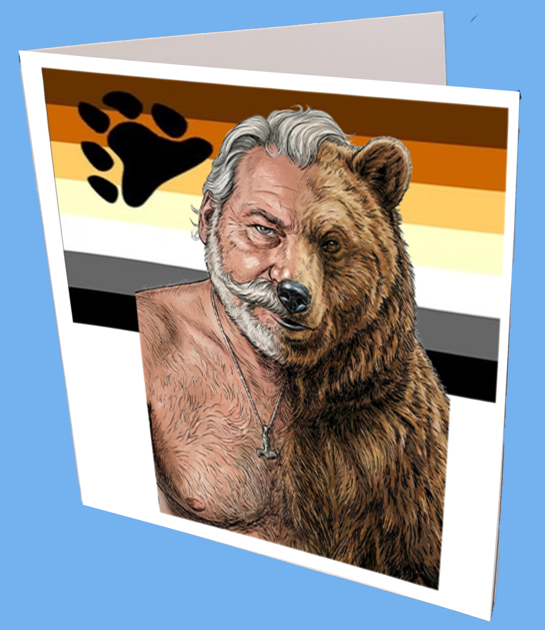 Half Breed Greeting Card