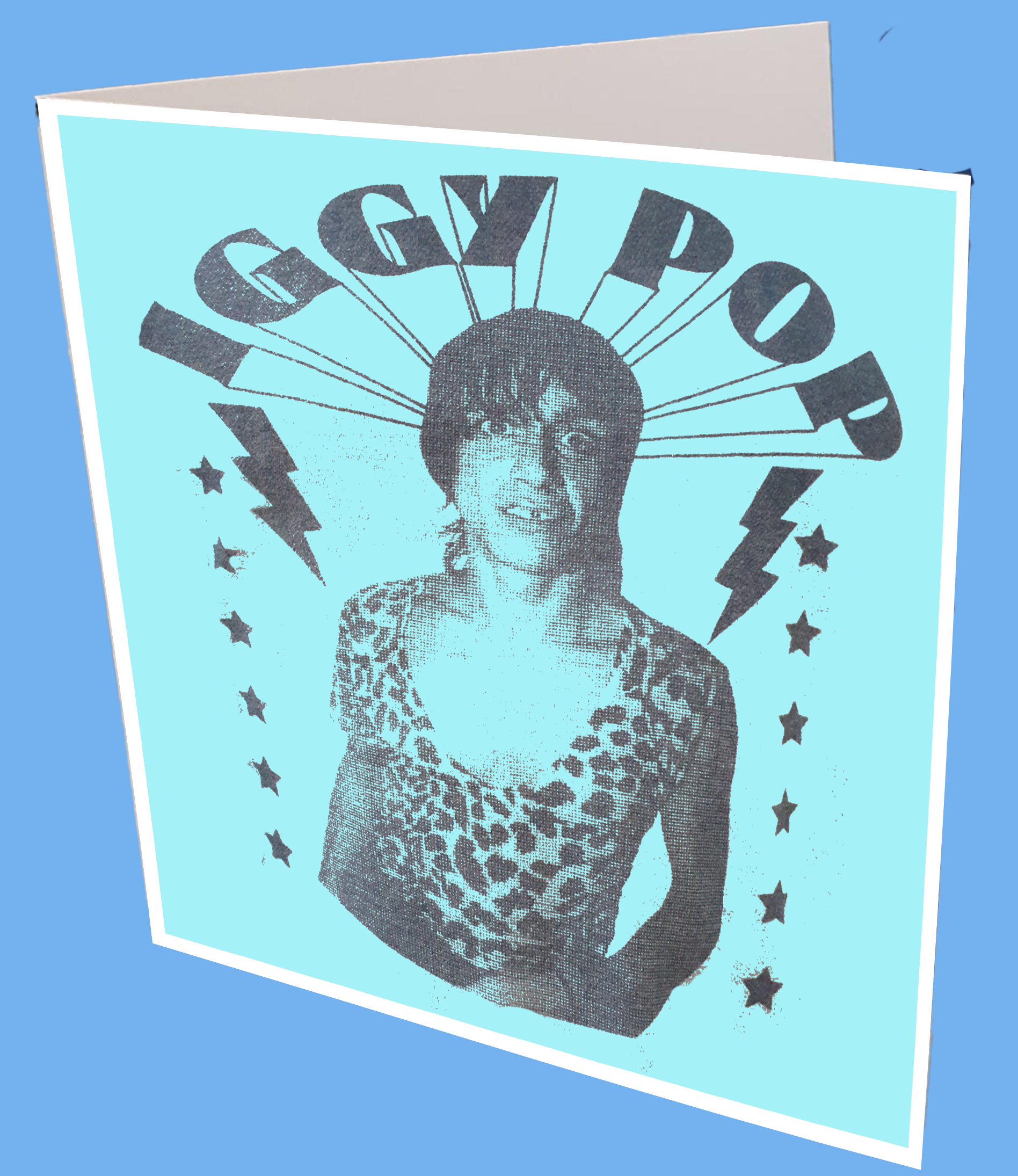 Iggy Pop Greeting Card