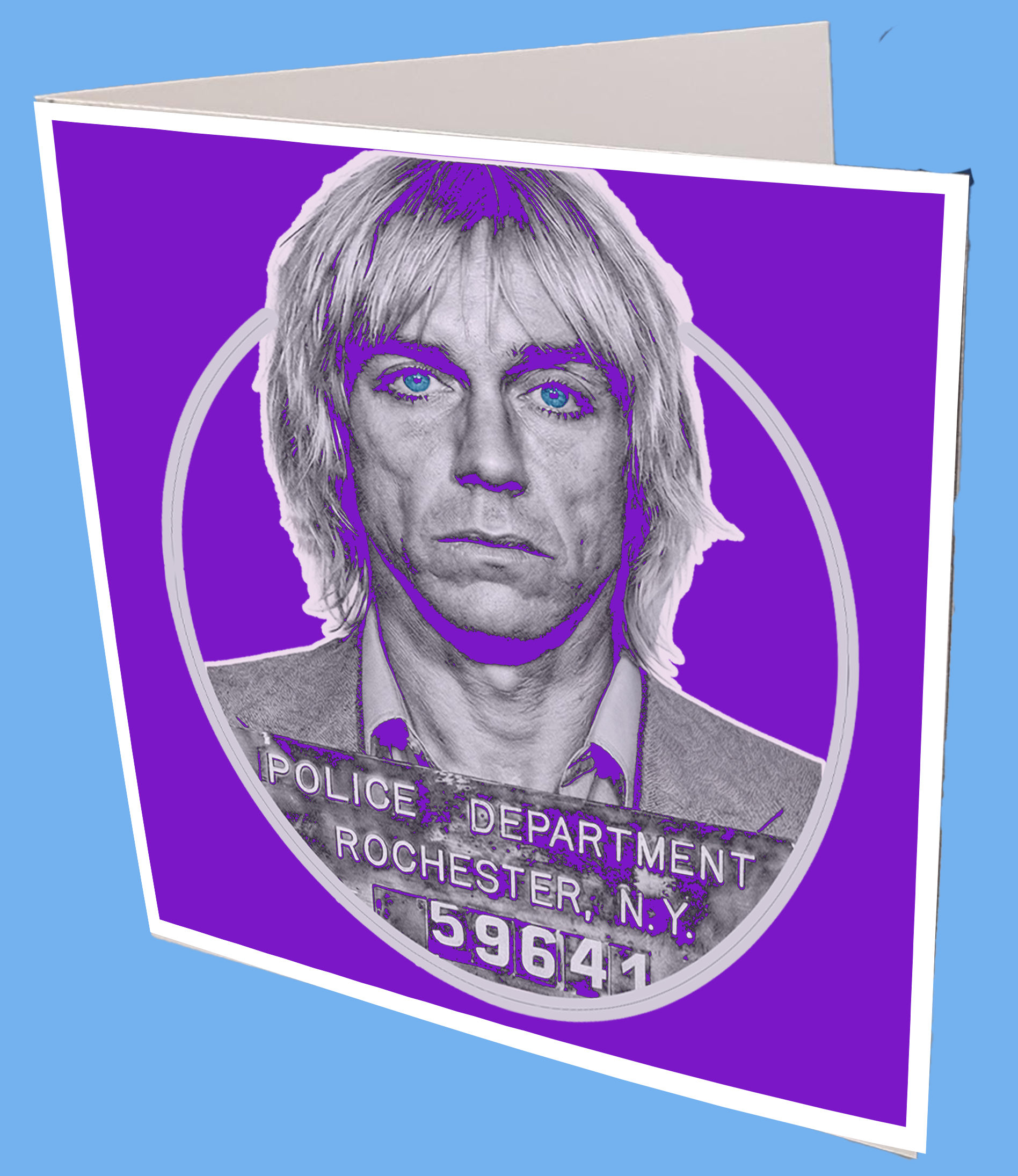 Iggy Pop Greeting Card