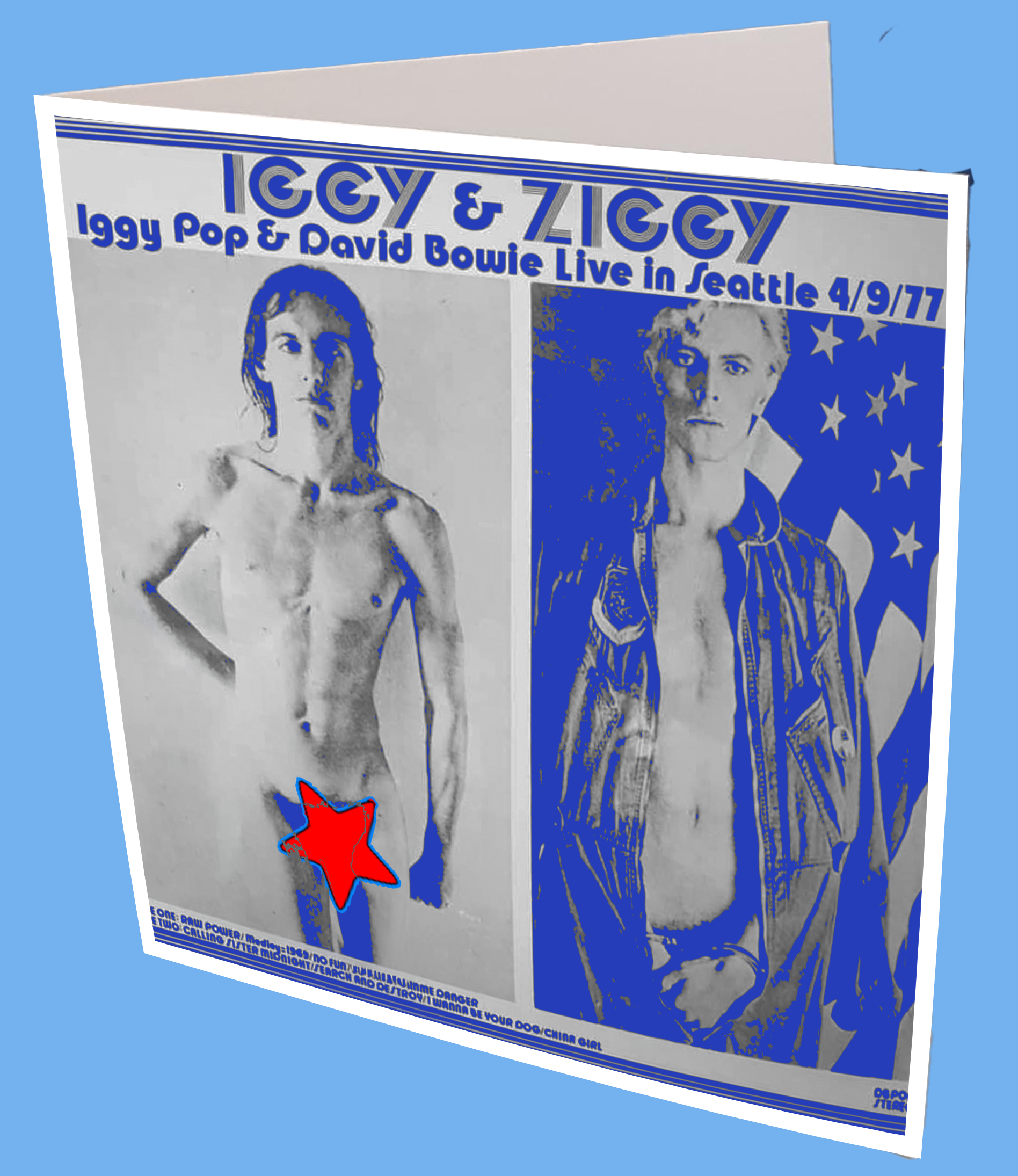 Iggy & Ziggy Greeting Card