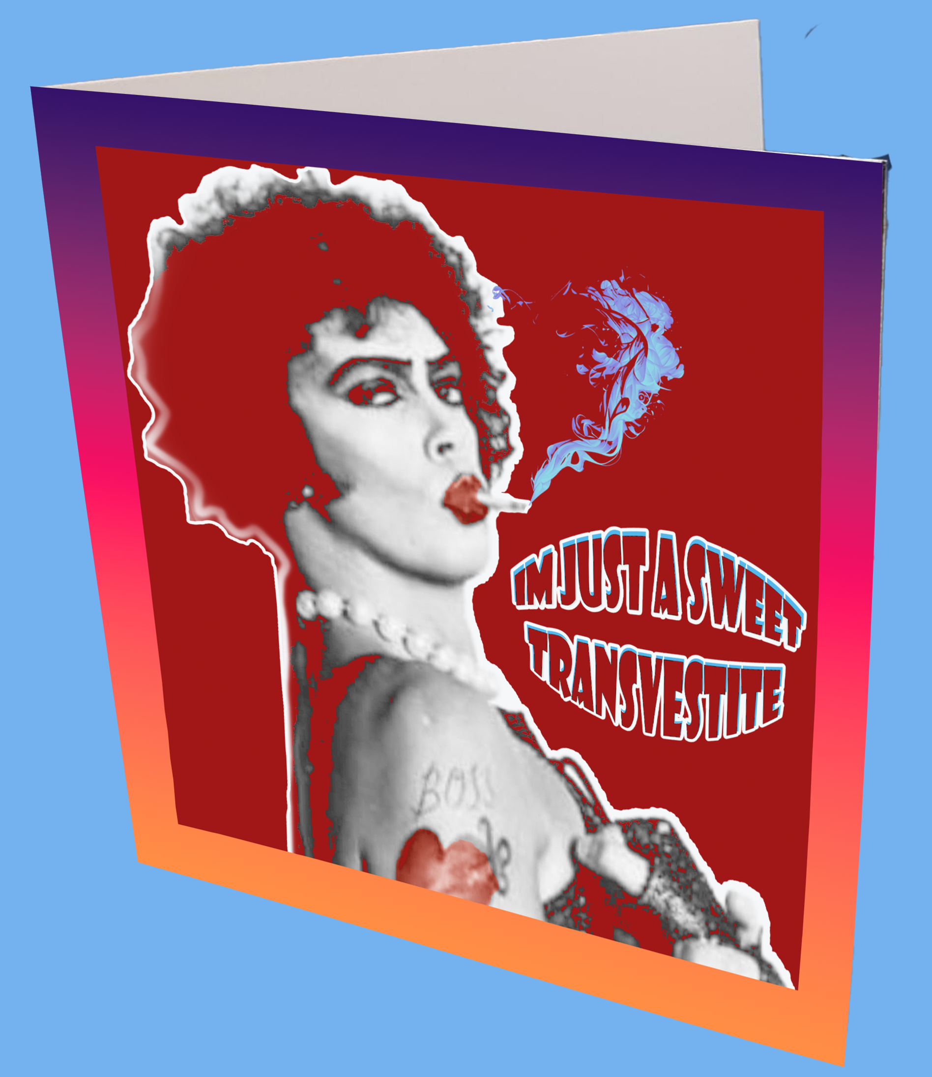 Sweet Transvestite Greeting Card