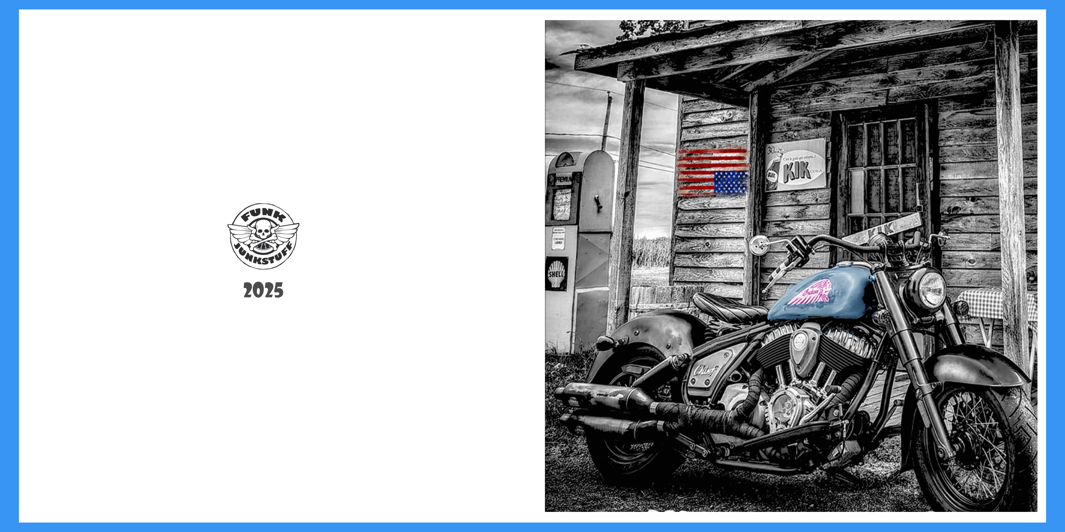 Indian Bike Scene Greeting Card