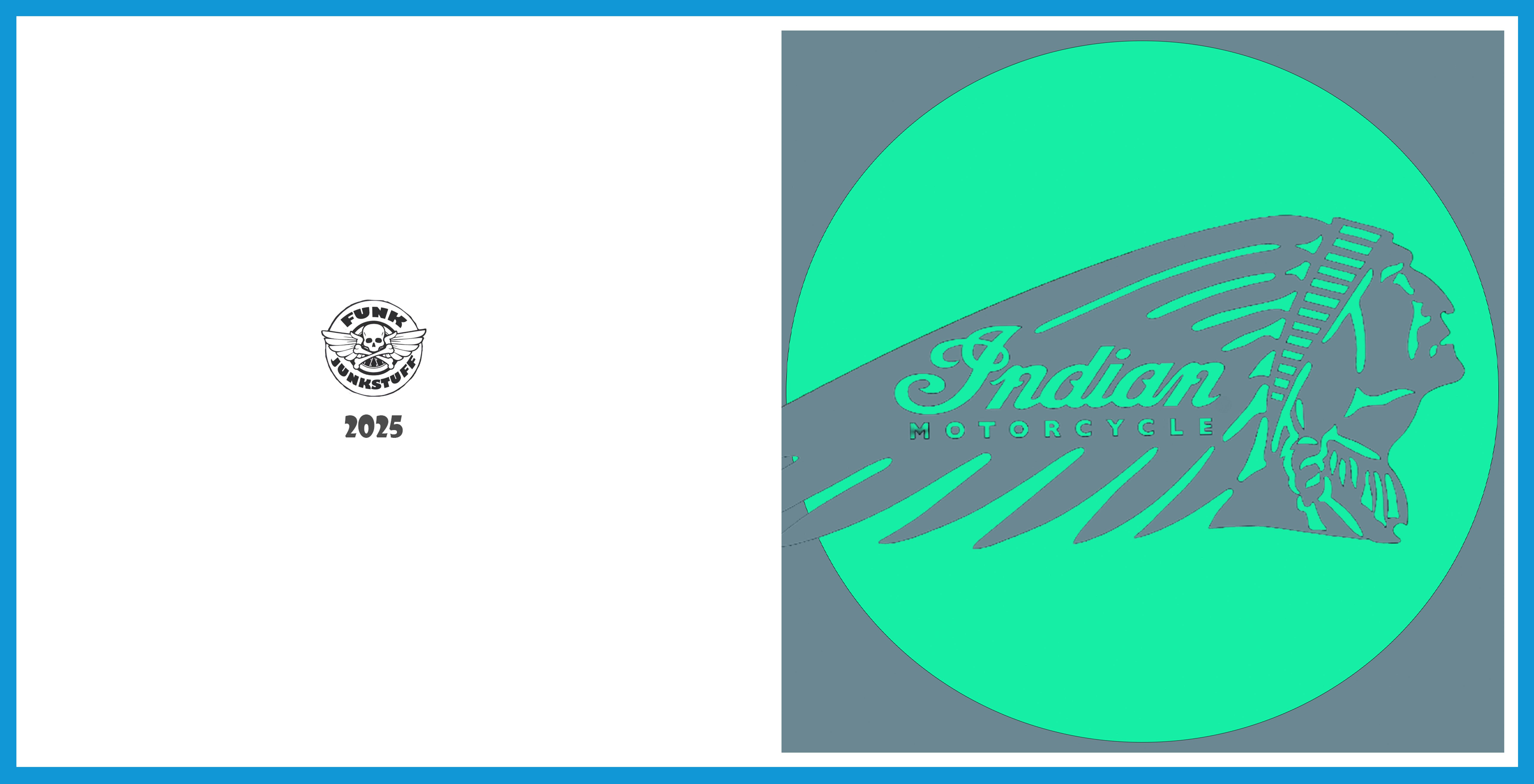 Indian Motorcycle Logo Greeting Card