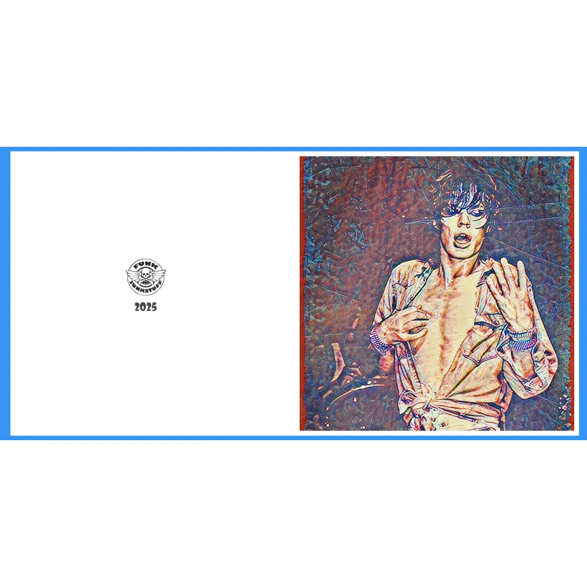 Mick Jagger Greeting Card